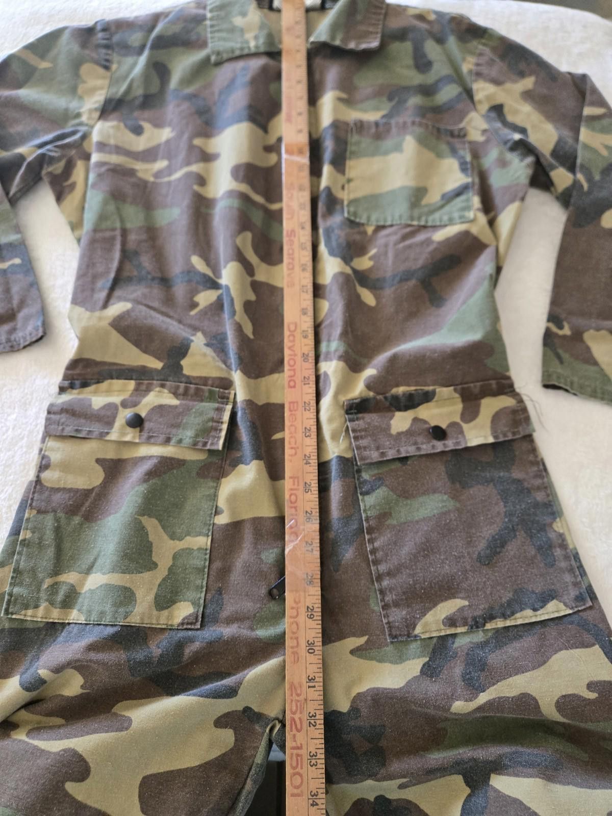 Other Vintage All Weather Outerwear Camo Coveralls Mens M USA MADE Size ONE SIZE - 7 Thumbnail