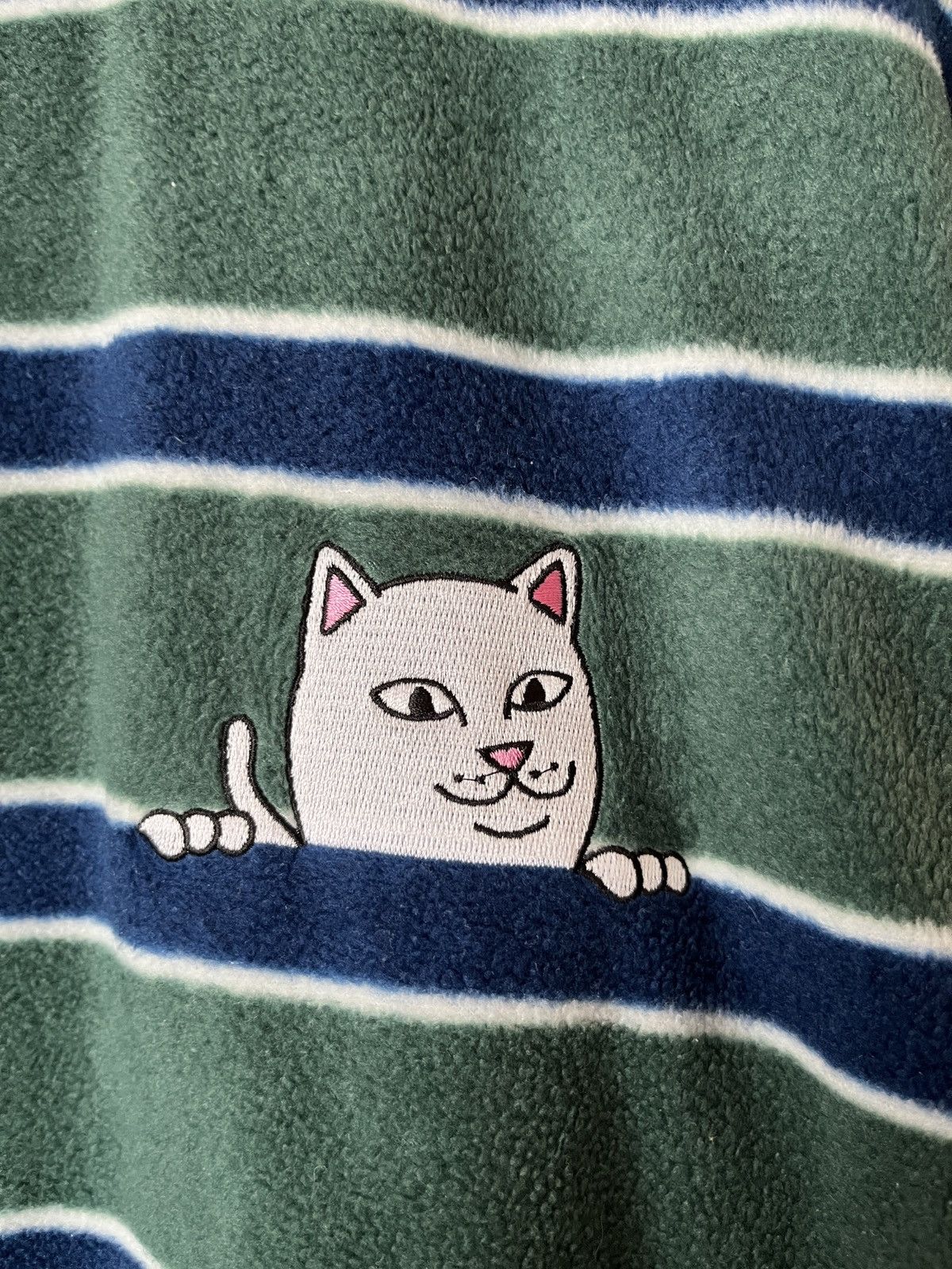 RIPNDIP RipnDip Nerm Fleece Striped Sweatshirt Size US M / EU 48-50 / 2 - 3 Thumbnail