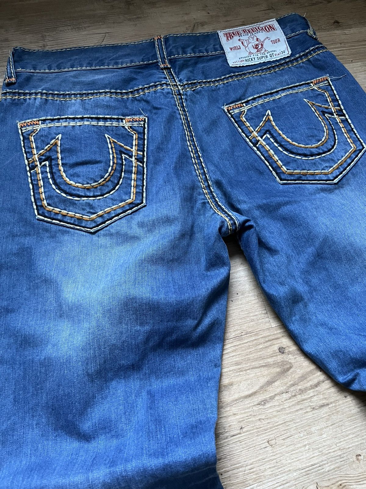 True Religion True Religion Ricky Super QT Jeans – Vintage Size US 36 / EU 52 - 2 Thumbnail