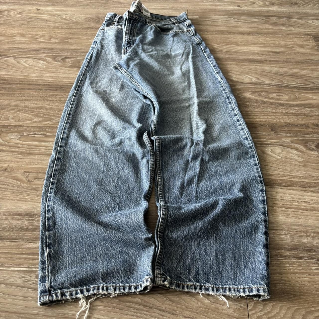 Levi's Crazy Vintage Y2K/2000s Baggy Faded Levis Skater Denim Jeans! 36x33 Size US 36 / EU 52 - 3 Thumbnail