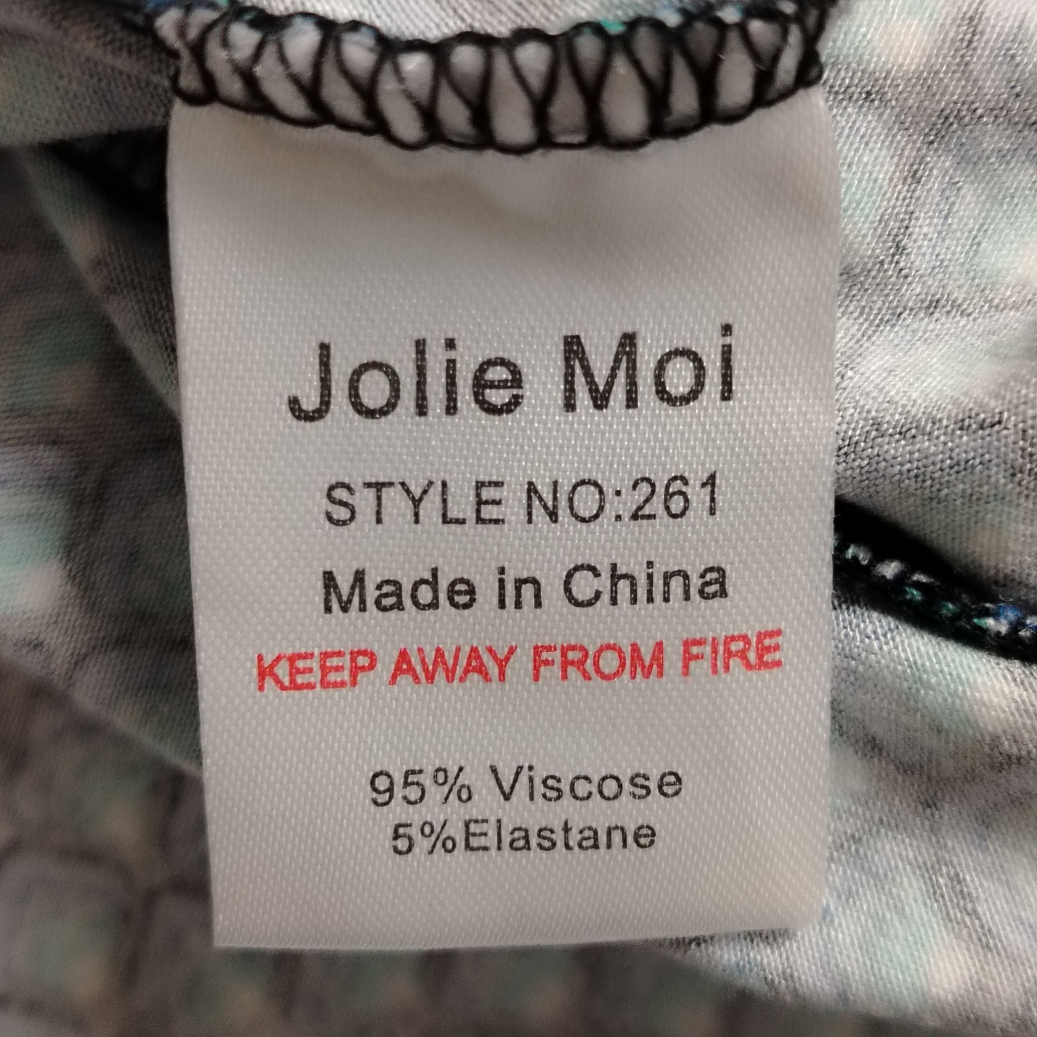 Other Jolie Moi Dress Pre-Loved14 Teal Geometric Print Midi 3/4 Size XL / US 12-14 / IT 48-50 - 5 Thumbnail
