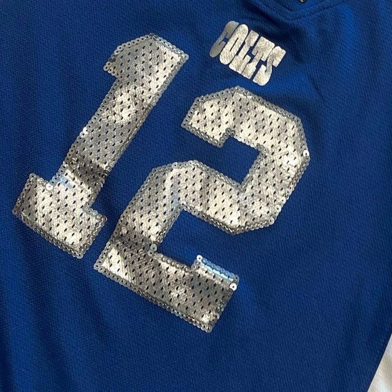 Majestic Majestic Colts Jersey Andrew Luck #12 NFL Blue White Sz XL Size XL / US 12-14 / IT 48-50 - 3 Thumbnail