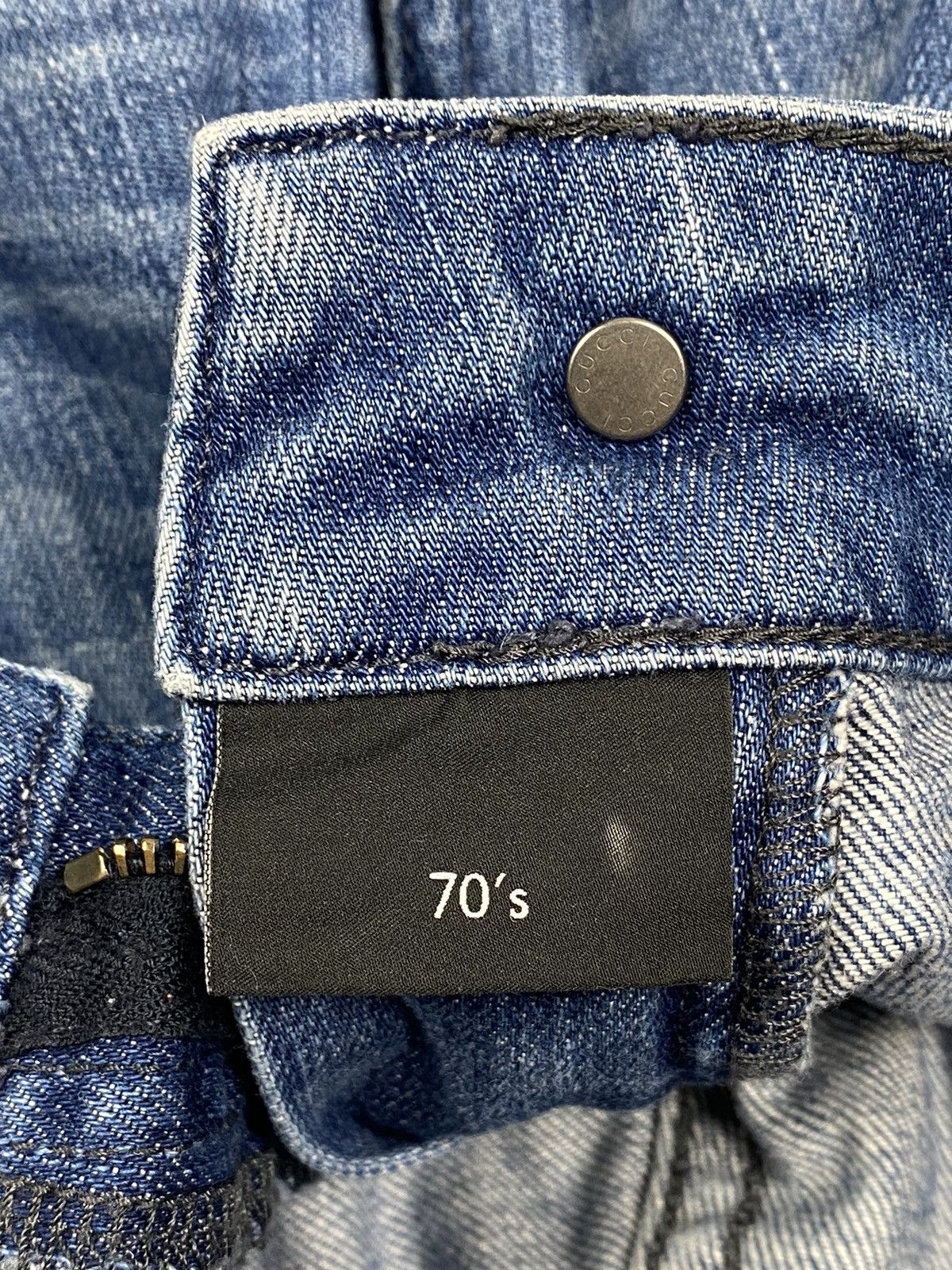 Gucci Gucci Boot Cut Blue Jeans Luxury Italy Designer Women Size 26" / US 2 / IT 38 - 19 Thumbnail