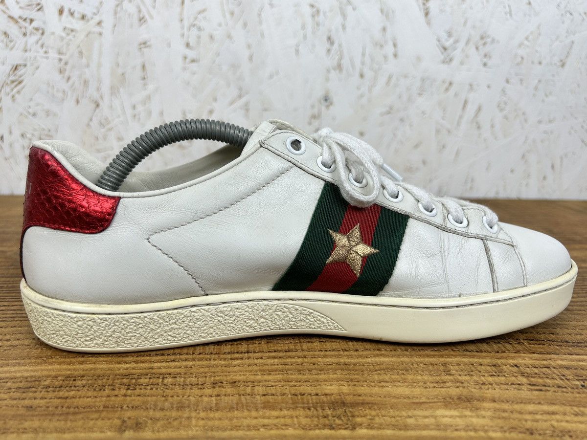 Gucci Gucci Ace Pineapple Low Top Sneakers White 36 1/2 Size US 6.5 / IT 36.5 - 6 Thumbnail