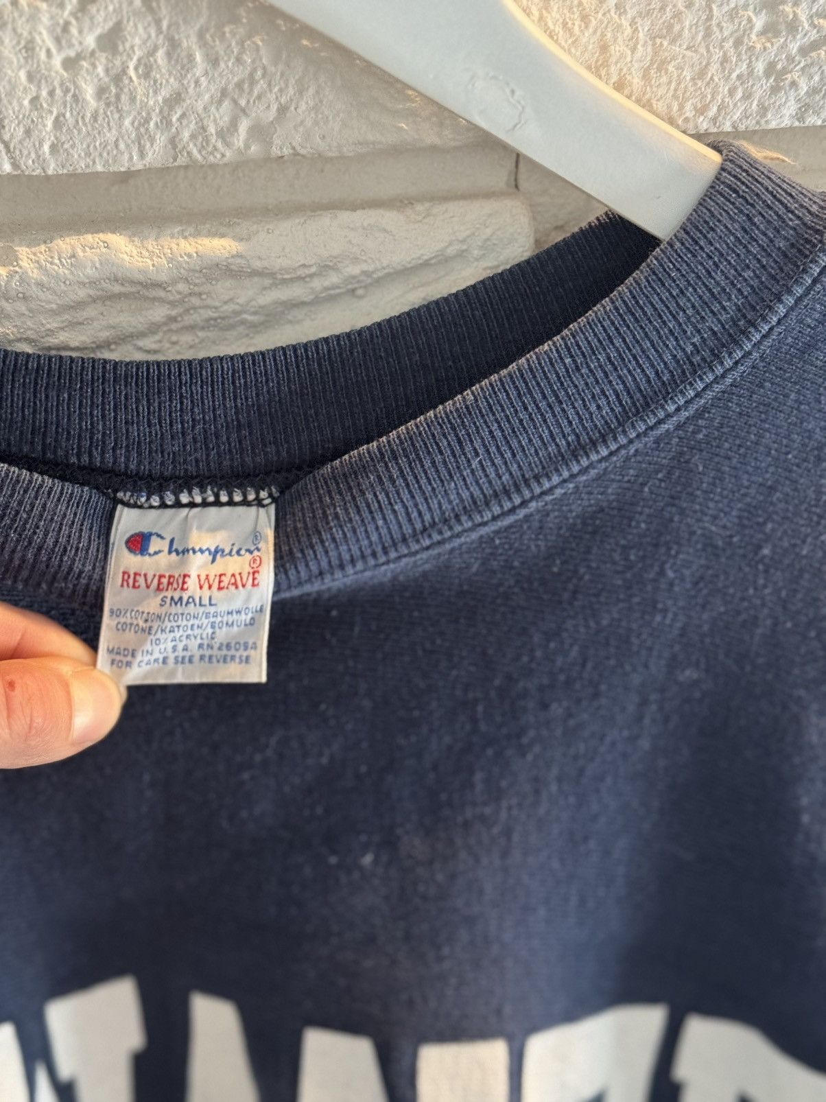 Champion 90s Reverse Weave Sewanee College University Sweatshirt Size US S / EU 44-46 / 1 - 3 Thumbnail