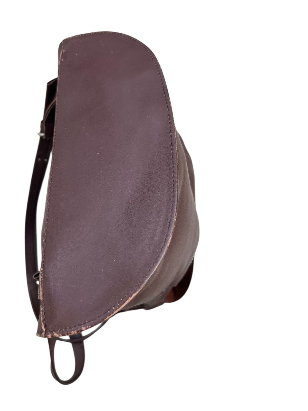 Leather Vintage Yohji Yamamoto Y’saccs Patina Leather Backpack Bag Size ONE SIZE - 17 Thumbnail