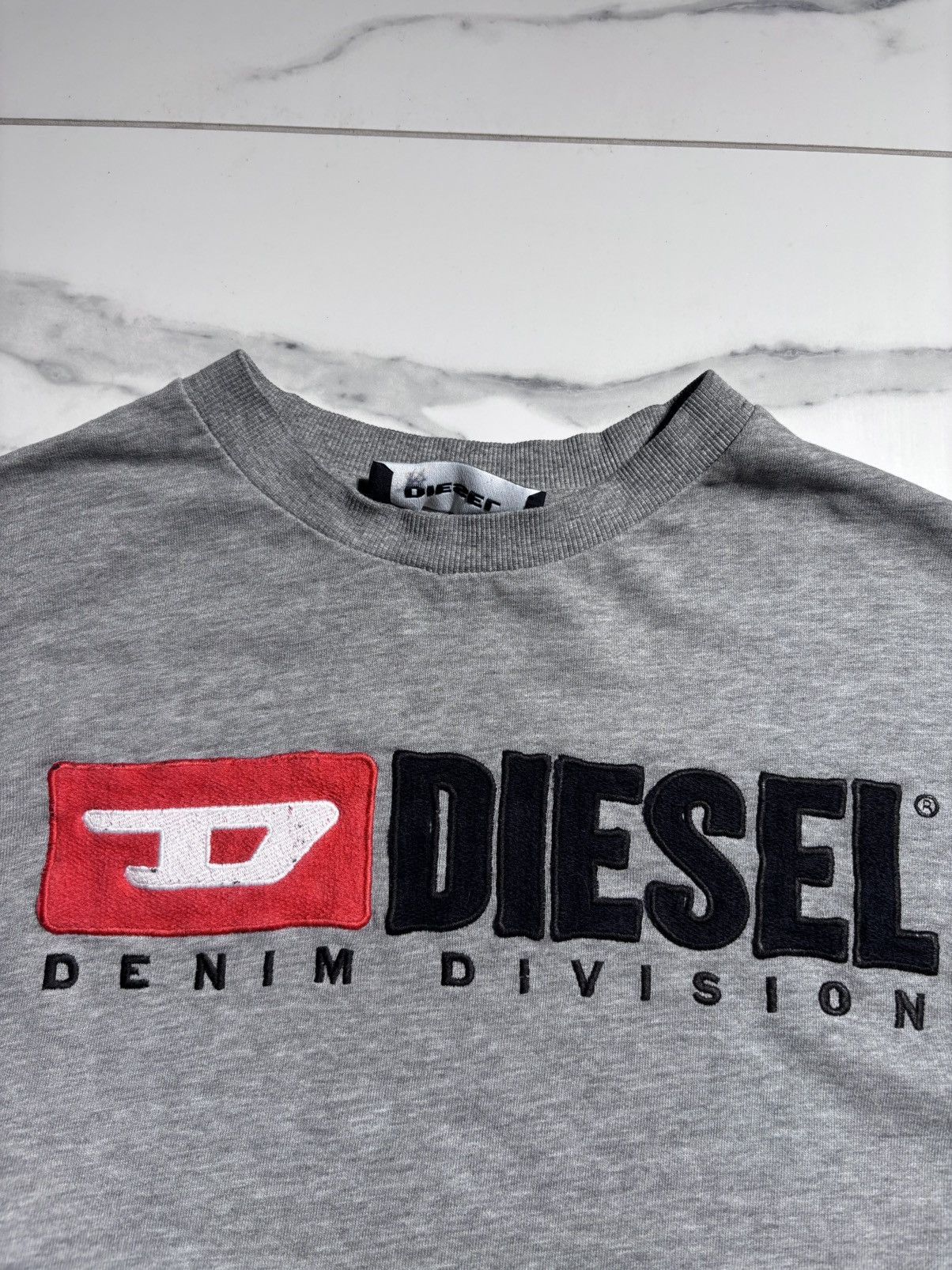 Diesel Y2K Diesel Sweatshirt Baggy Big Logo Embroidered Vintage Size US L / EU 52-54 / 3 - 3 Thumbnail