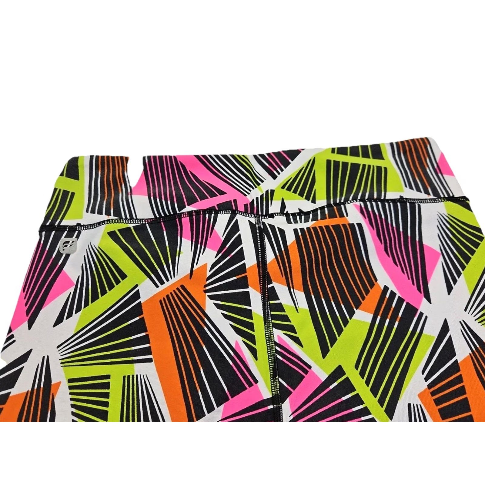 Fabletics Fabletics Leggings Womens Medium Multicolor Geometric Print Athletic Yoga Capri Size 32" / US 10 / IT 46 - 7 Thumbnail