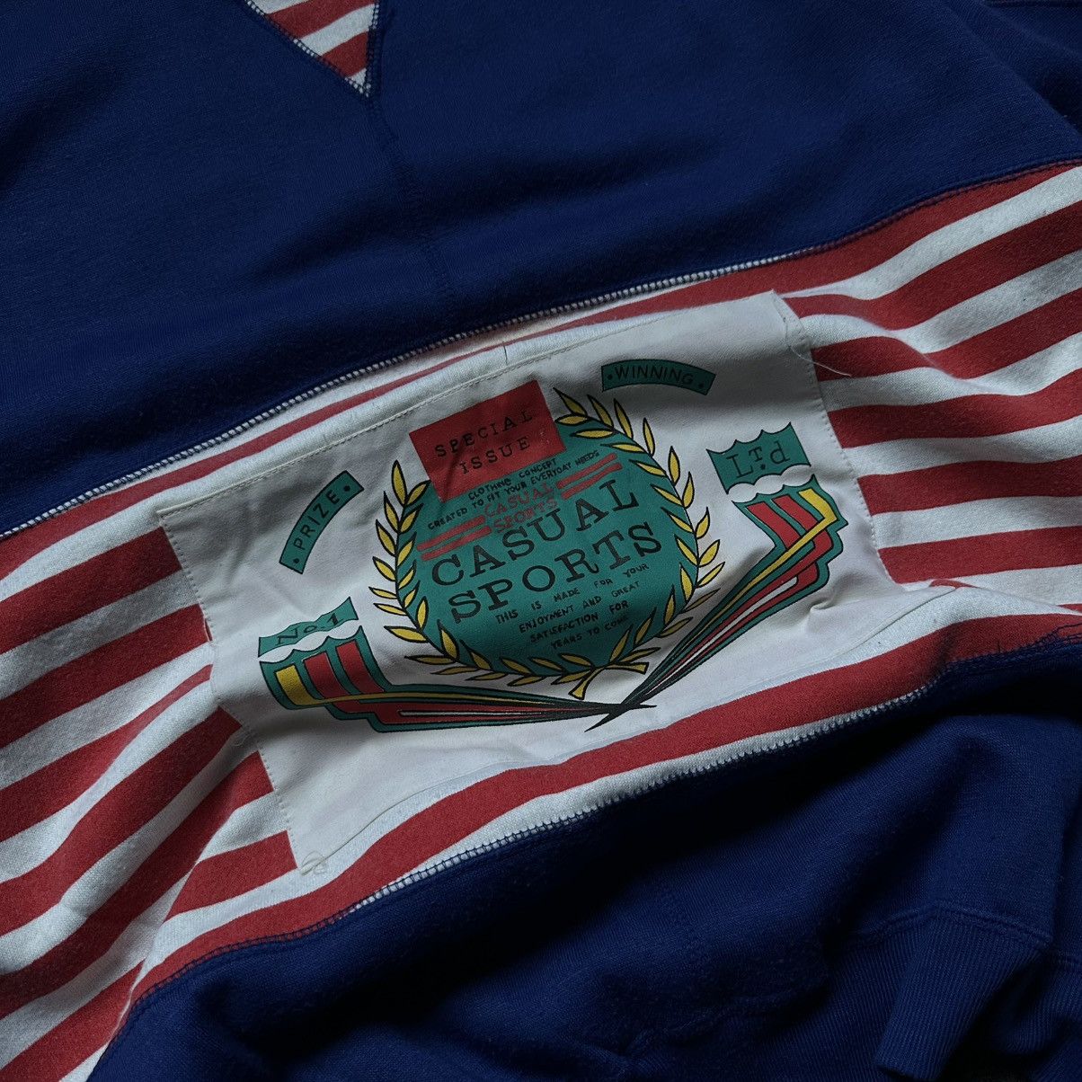 RETROVERT VTG Casual Sport Sweatshirt Big Logo Size XXL 80-90s Size US XXL / EU 58 / 5 - 7 Thumbnail