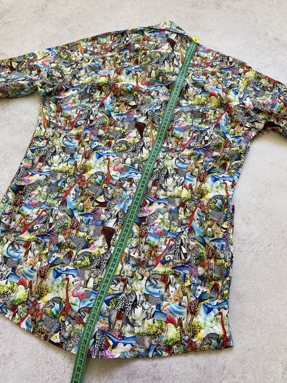 Eton Eton Mens Multicolor Animal Print Button Shirt Size M Size US M / EU 48-50 / 2 - 14 Thumbnail