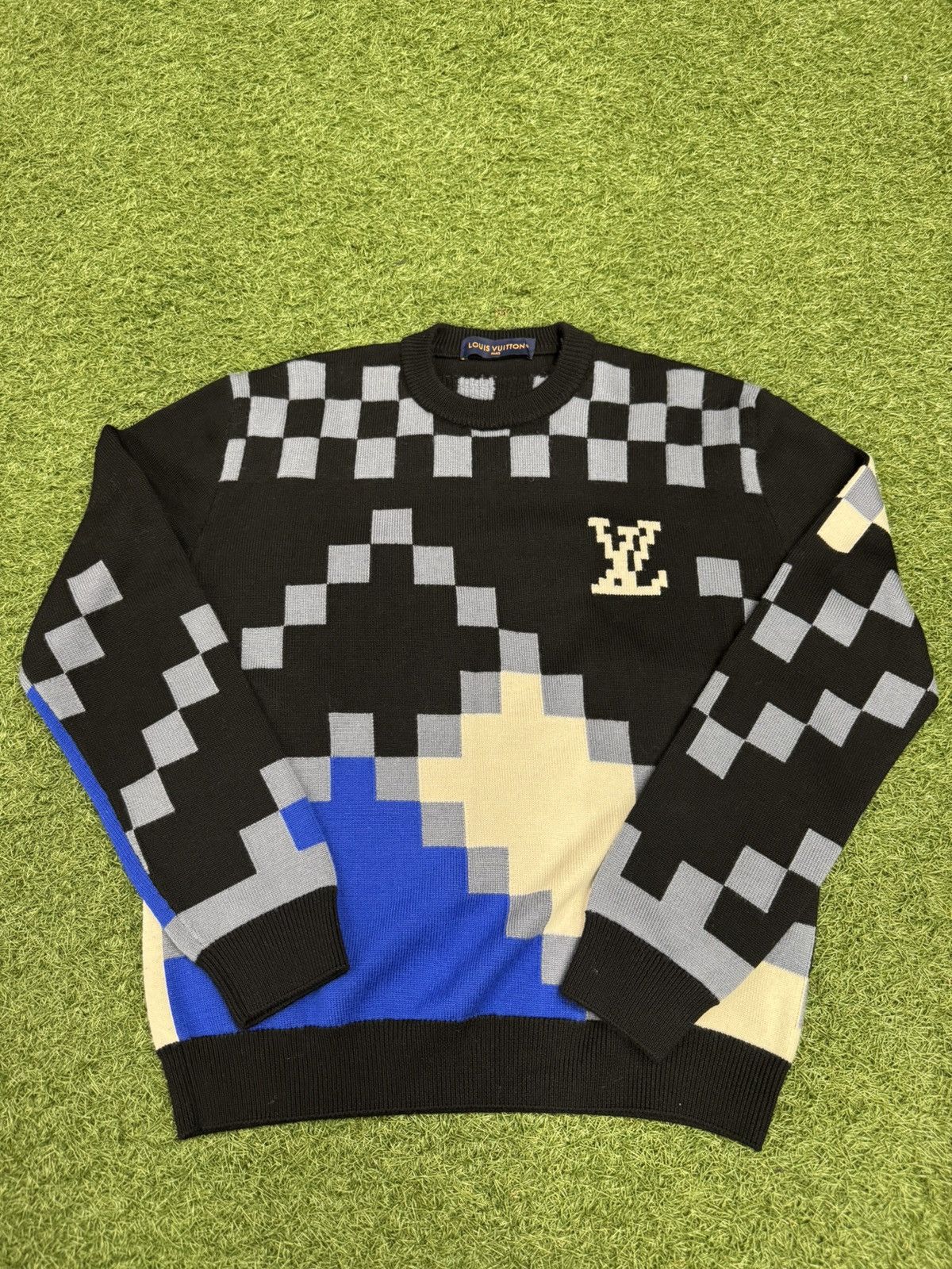 Louis Vuitton Louis Vuitton Fair Isle Macro Knit Sweater Size US S / EU 44-46 / 1 - 1 Thumbnail