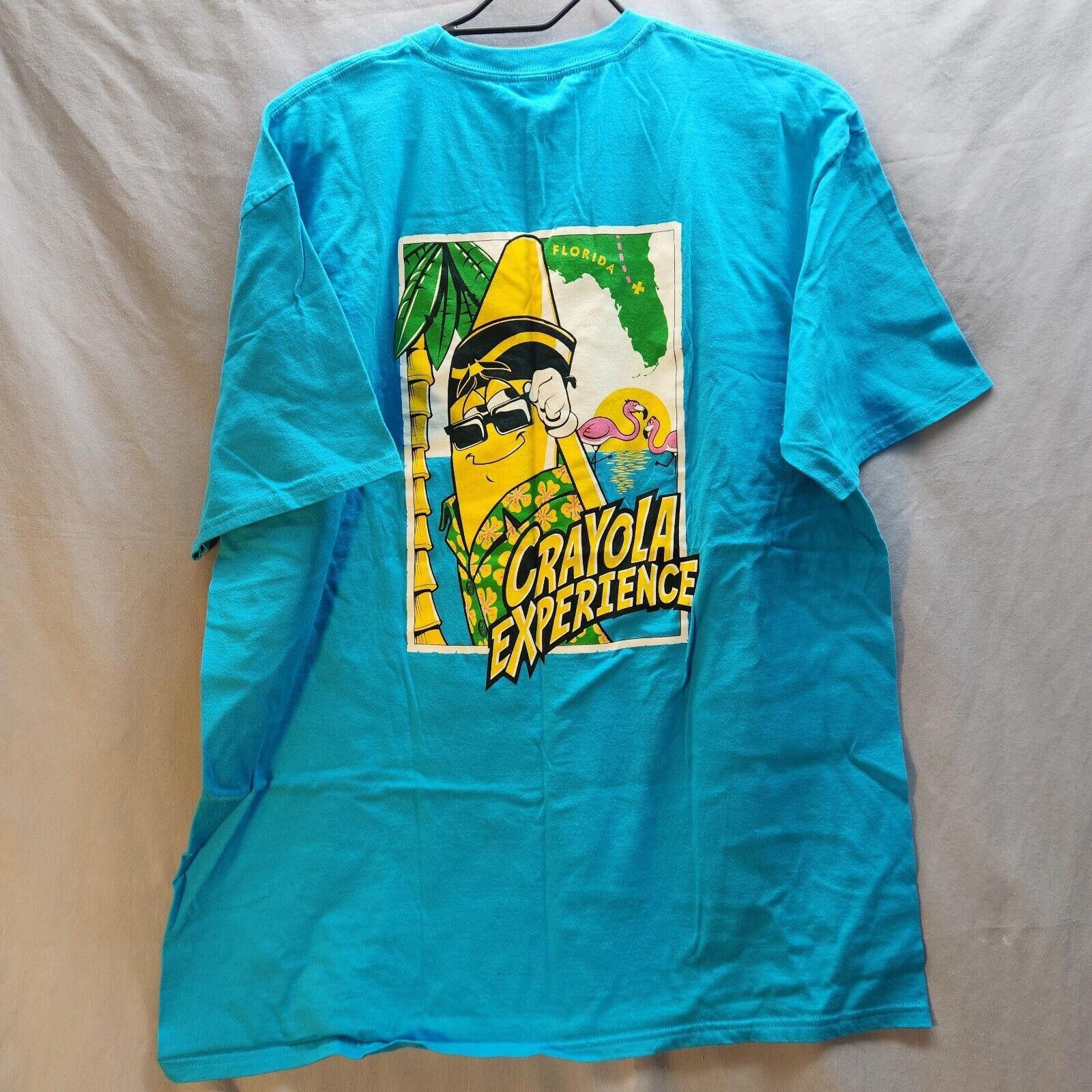 Designer 2015 Crayola Experience Blue Mens Size XL Tshirt Size US XL / EU 56 / 4 - 4 Thumbnail