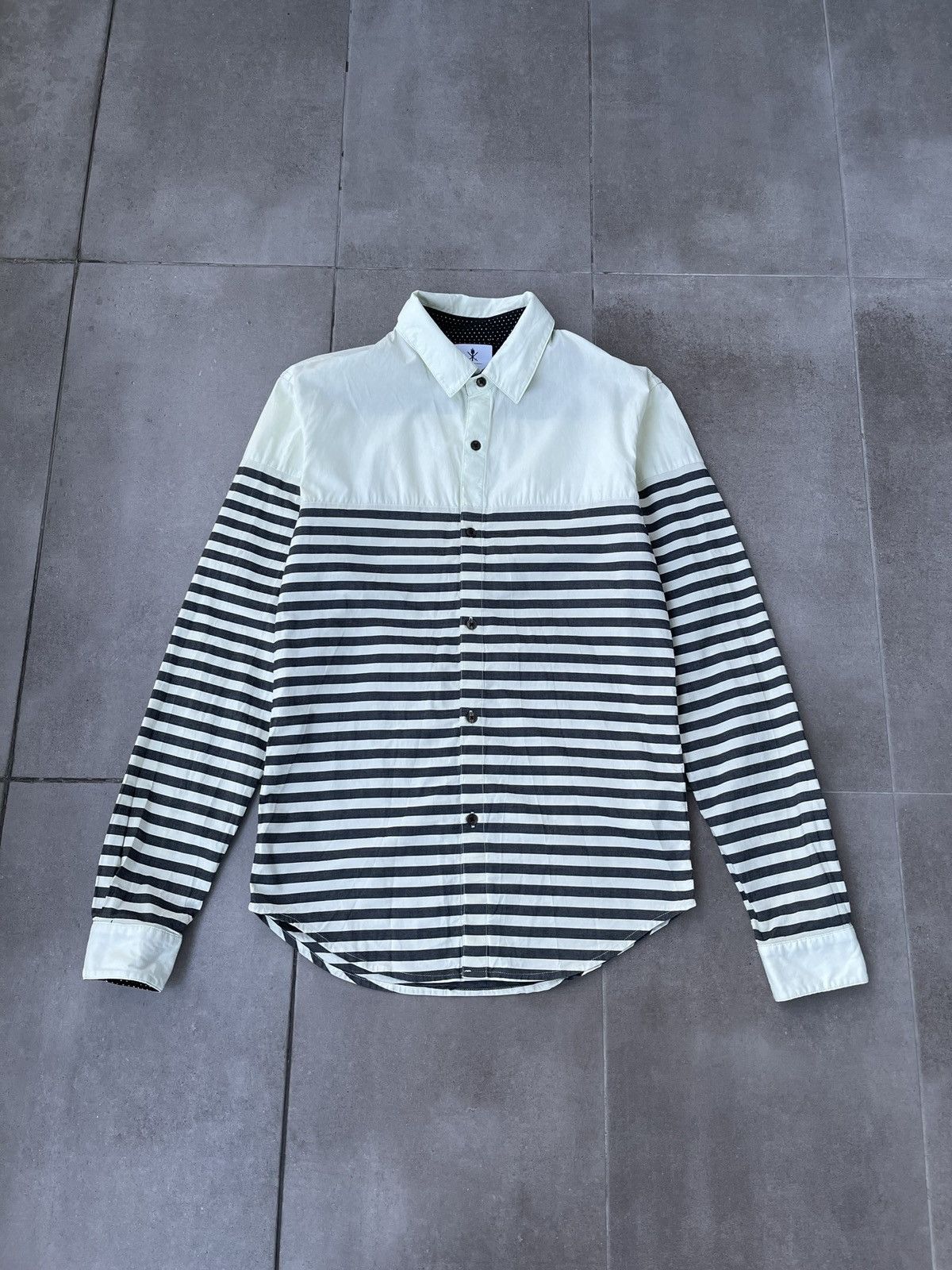 Opening Ceremony SS13 Adidas X Openning Ceremony Stripped Cream Shirt Size US M / EU 48-50 / 2 - 2 Thumbnail