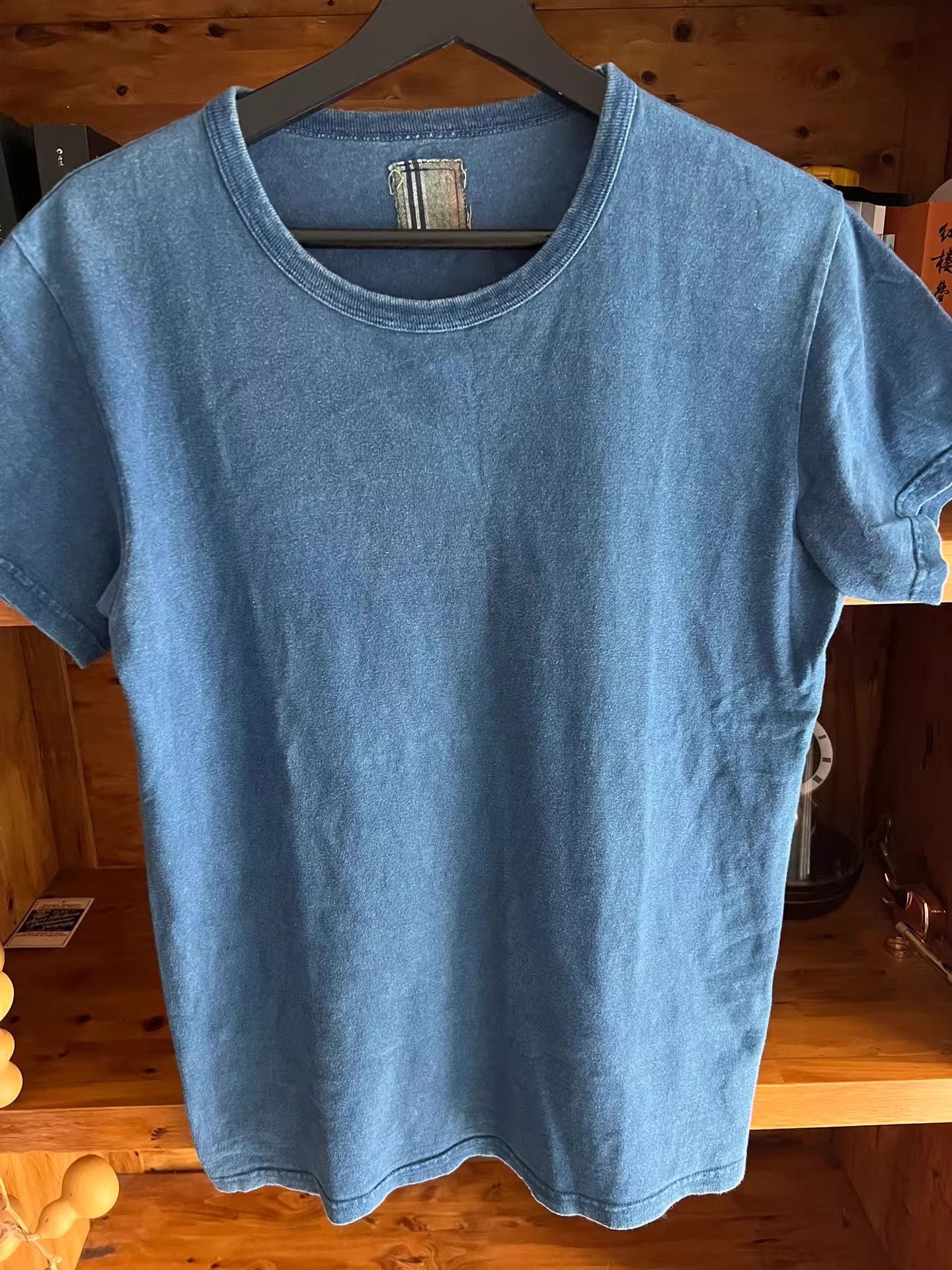 Visvim visvim ICT 2015 Indigo Distressed Tee Size US M / EU 48-50 / 2 - 4 Thumbnail