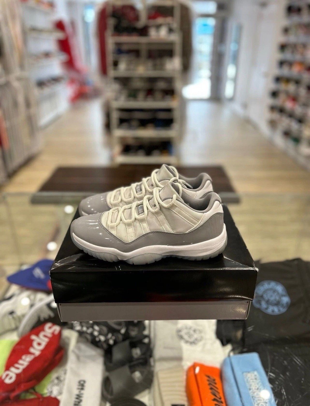 Jordan Brand Jordan 11 Low Cement Grey Size US 8 / EU 41 - 3 Thumbnail