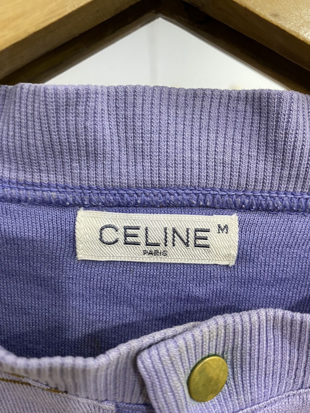 Celine Vintage Ceine Paris Stripes Longsleeve Size US M / EU 48-50 / 2 - 3 Thumbnail