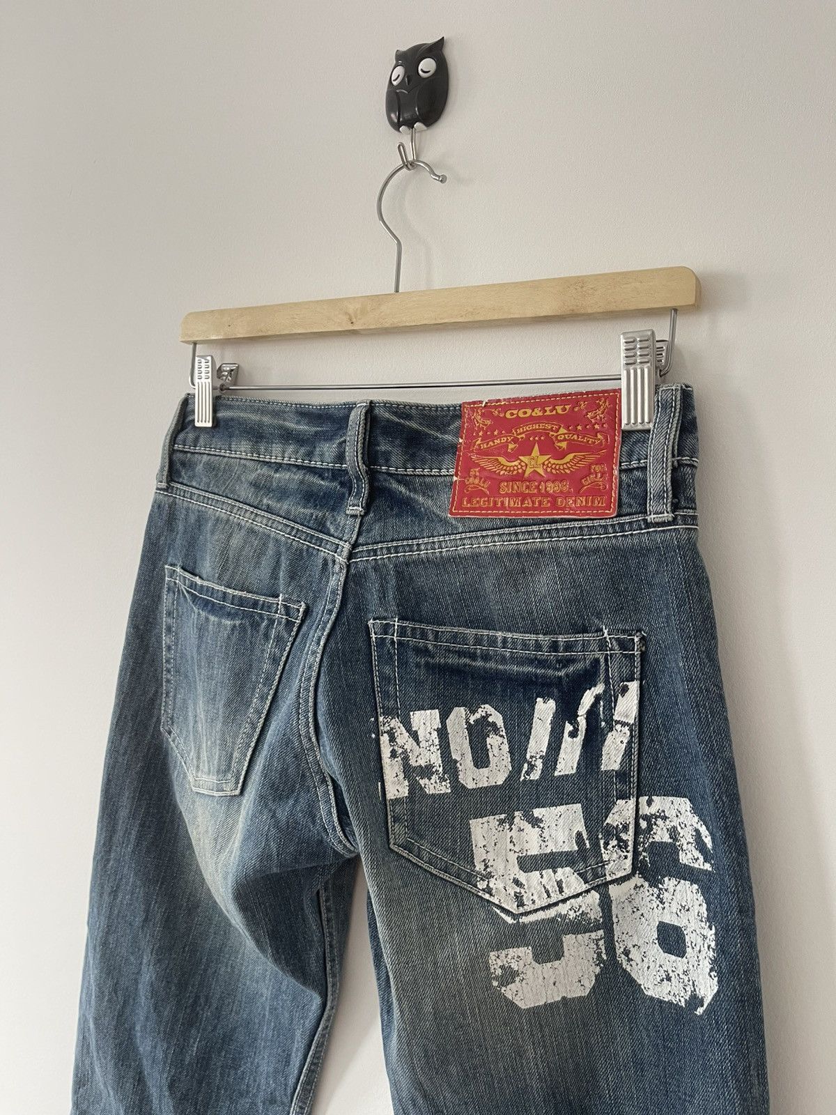 Japanese Brand Rare Vintage CO & LU Spell Out Paint Splatter Style Size US 28 / EU 44 - 11 Thumbnail