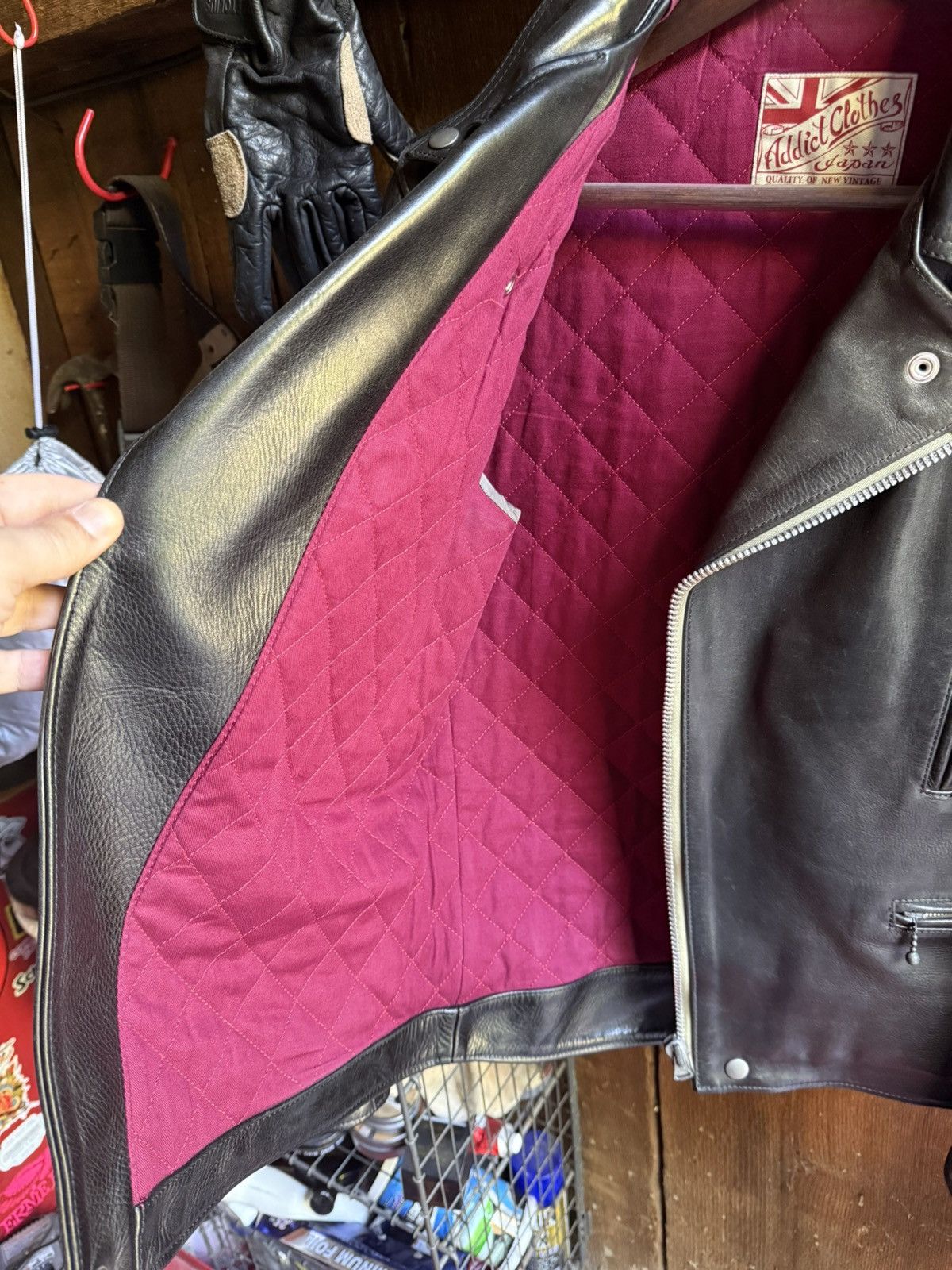 Addict Clothes Japan ADDICT CLOTHES AD-02L Double Riders Jacket Size 38 Size US S / EU 44-46 / 1 - 5 Thumbnail