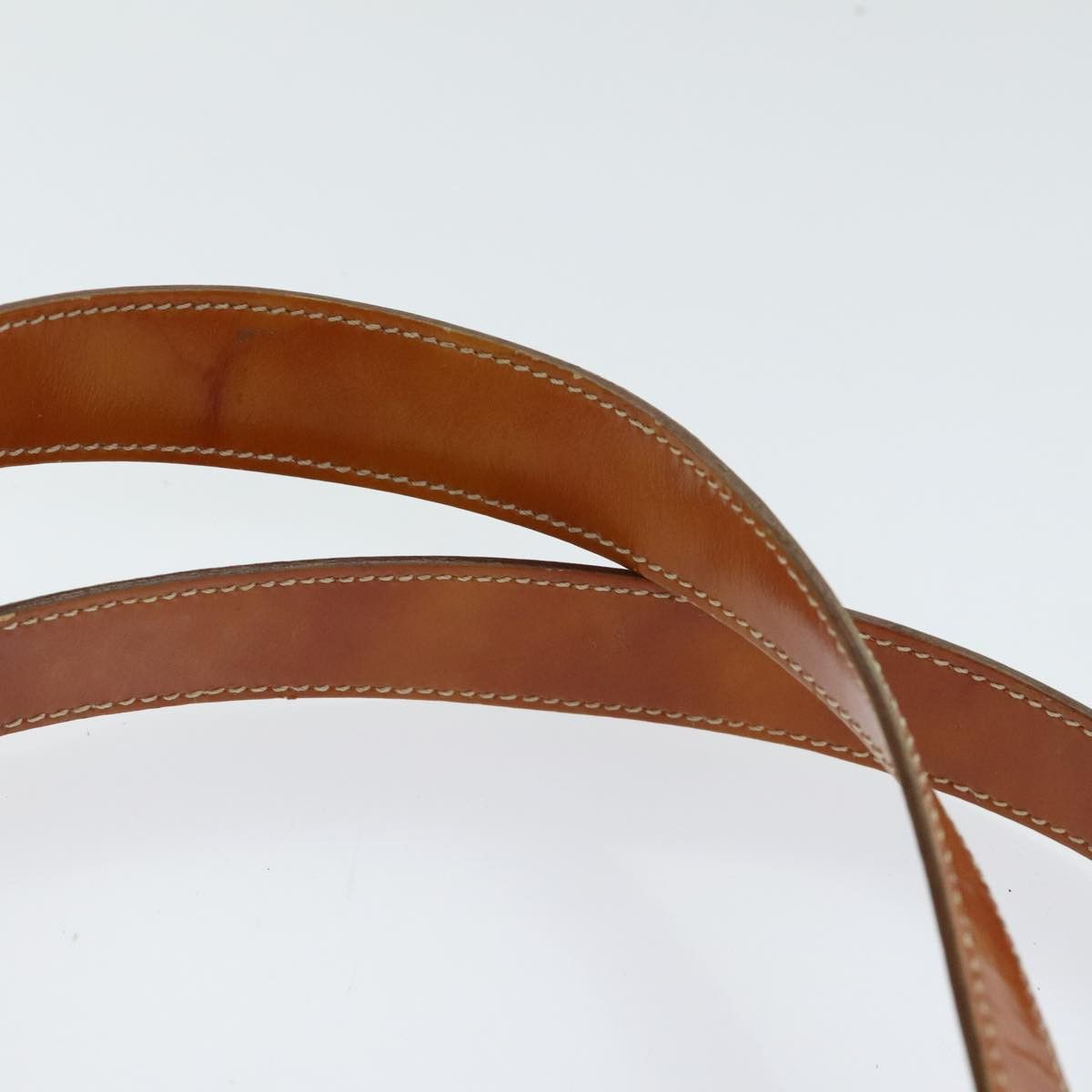 Salvatore Ferragamo Salvatore Ferragamo Gancini Shoulder Bag Vinyl Beige Orange Size ONE SIZE - 8 Thumbnail