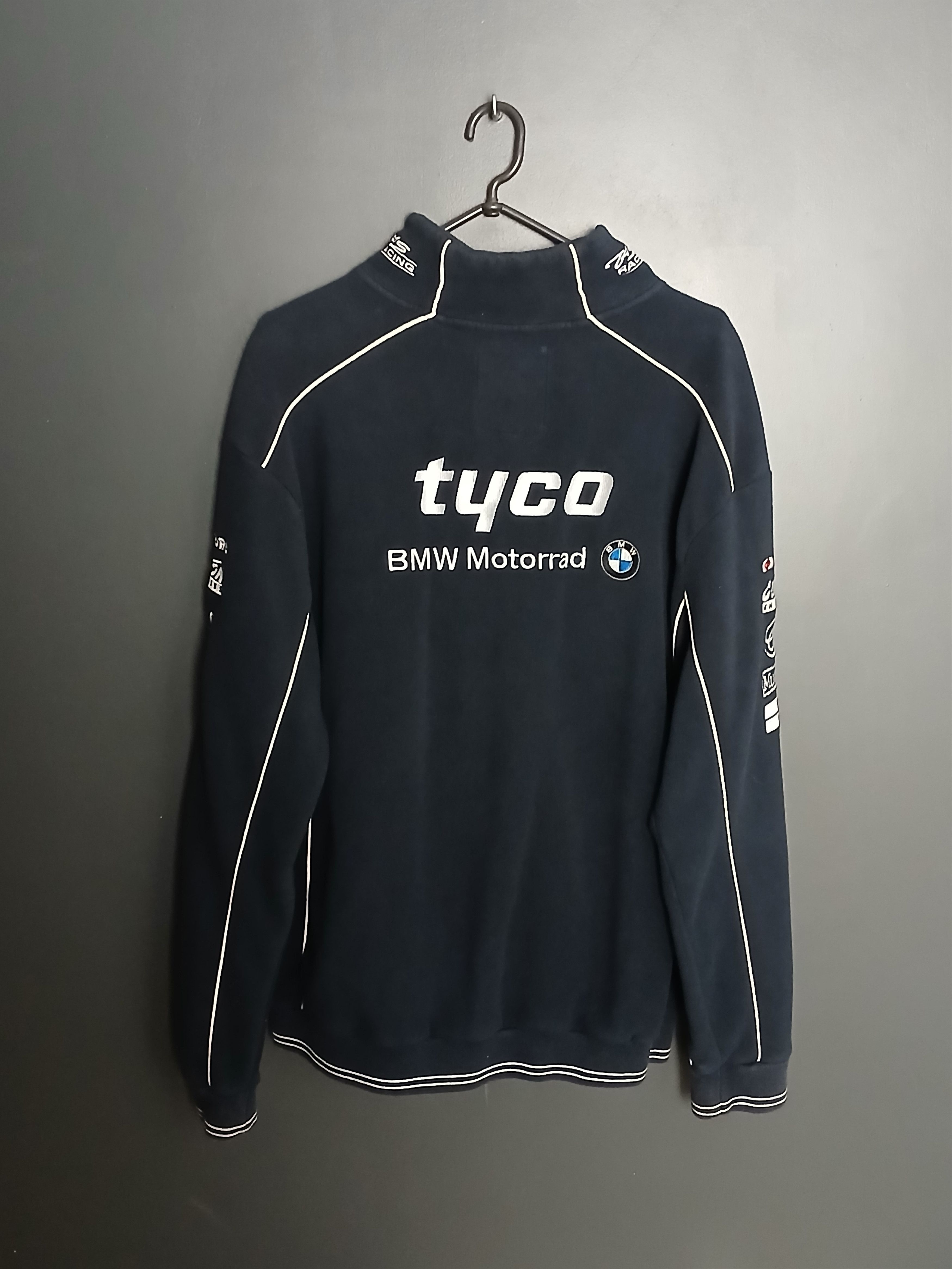 BMW BMW Mottorad Racing Moto Fleece Sweatshirt Size US XXL / EU 58 / 5 - 2 Thumbnail