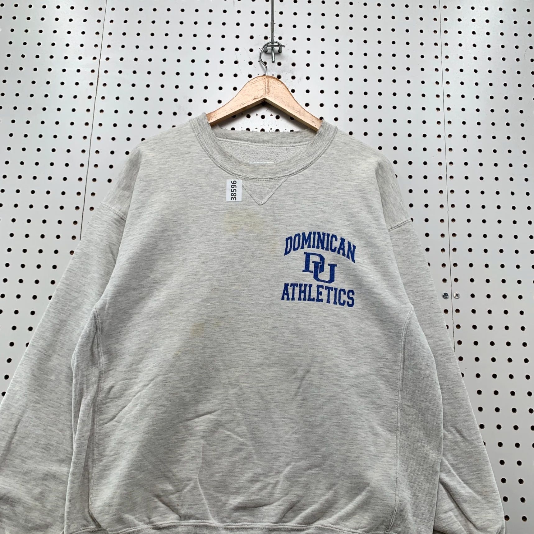 Russell Athletic VINTAGE Russell Athletic Dominican University Sweatshirt Mens Large Gray Graphic Print Pullover Fleece USA Size US L / EU 52-54 / 3 - 3 Thumbnail
