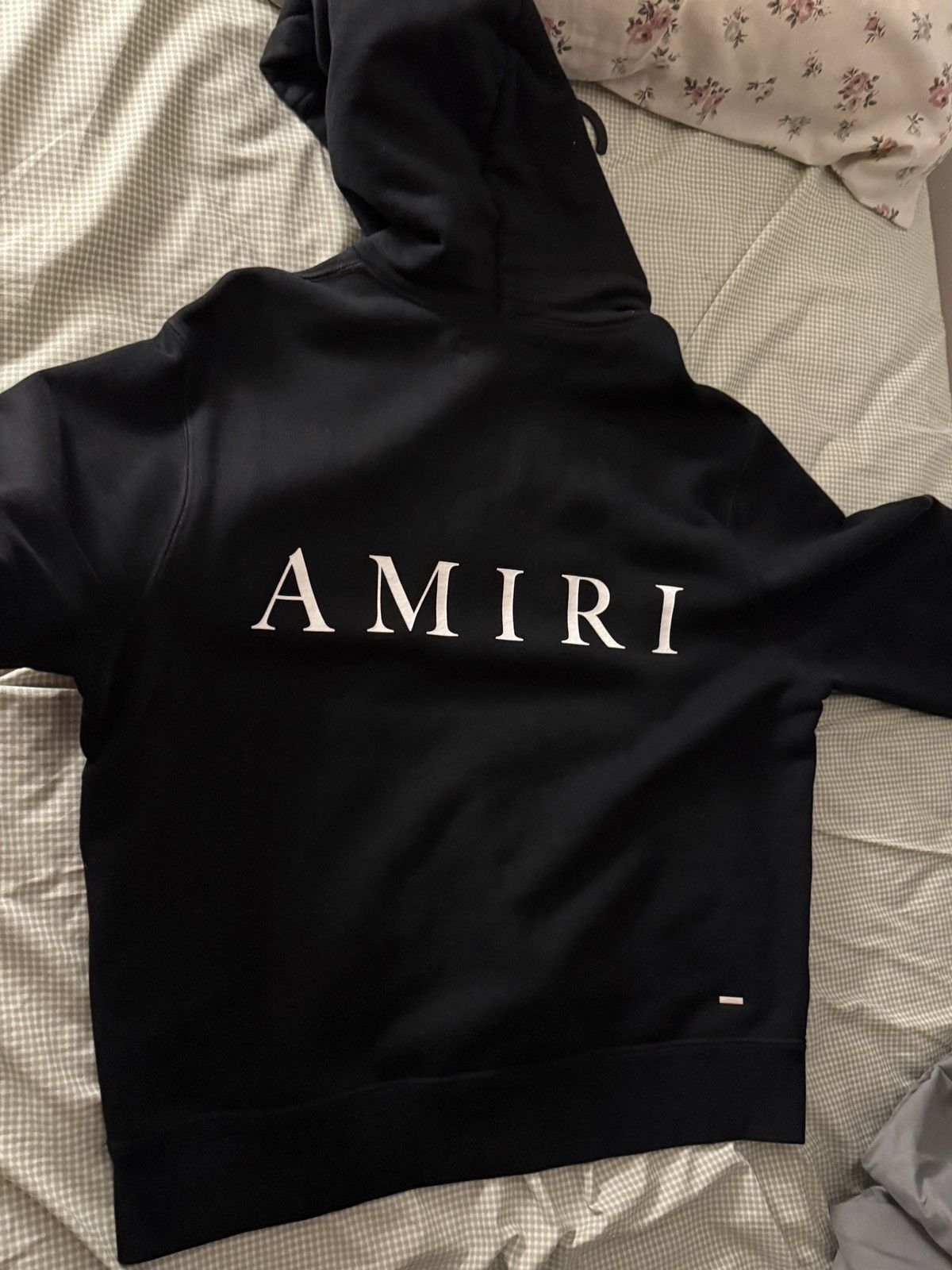 Amiri Amiri Logo print cotton hoodie medium Size US M / EU 48-50 / 2 - 5 Thumbnail