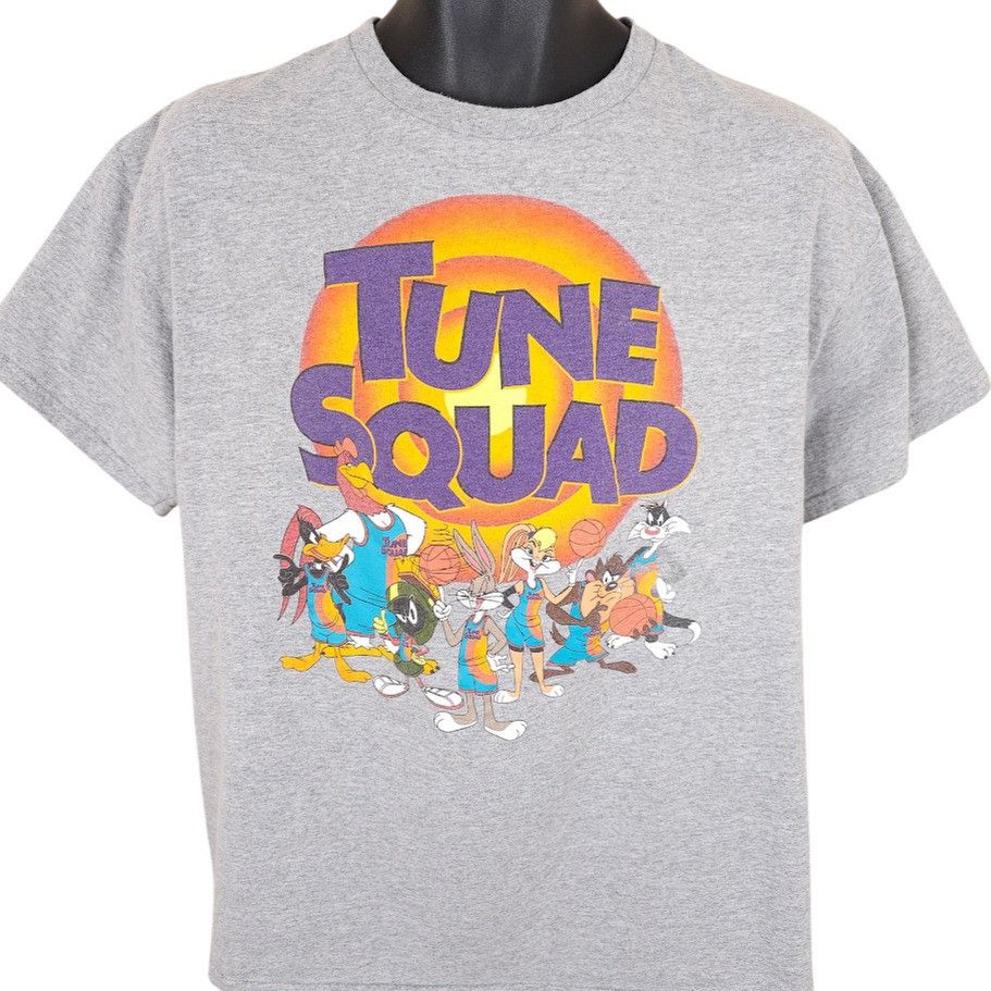 Other Looney Tunes T Shirt Mens Size Large Gray Tune Squad Bugs Size US L / EU 52-54 / 3 - 1 Thumbnail