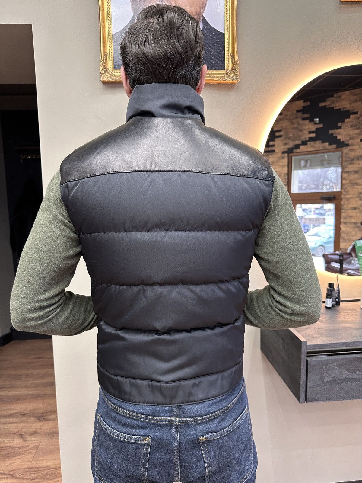 Prada Prada Badge Logo Cargo Gabardine Nylon/Lamb Puffer Down Vest Size US M / EU 48-50 / 2 - 5 Thumbnail
