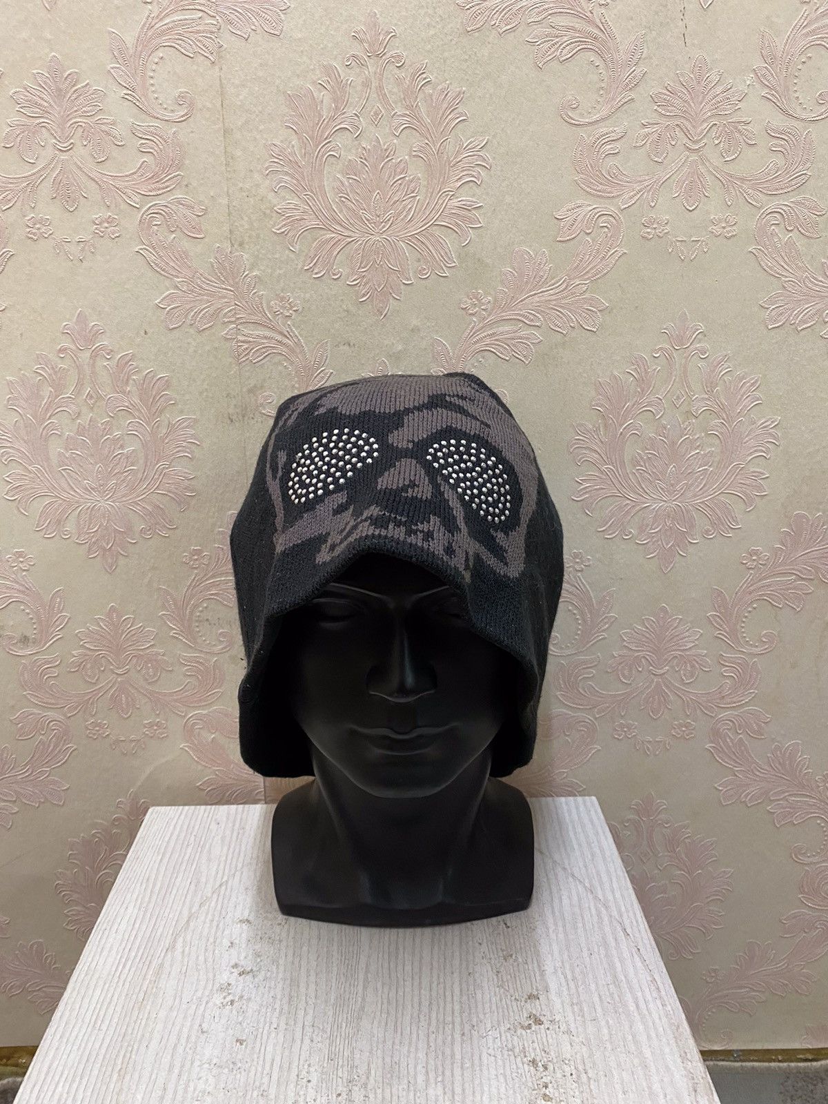 Seditionaries Japanese Brand Stream Big Logo Skull Seditionarie Beanie Hat Size ONE SIZE - 4 Thumbnail