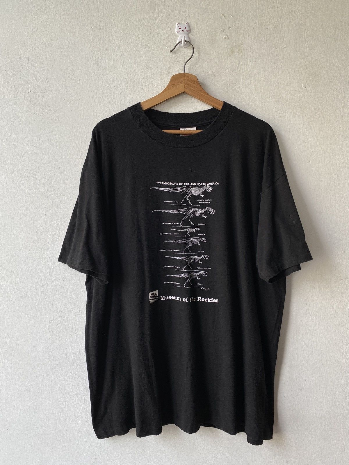 Habitat × Vintage 1990s - Museum Of The Rockies Tyrannosaurs Tee Size US XL / EU 56 / 4 - 3 Thumbnail