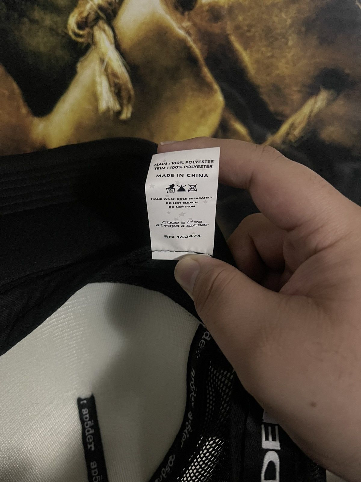 Young Thug OG WEB V2 SP5DER TRUCKER HAT Size ONE SIZE - 7 Thumbnail