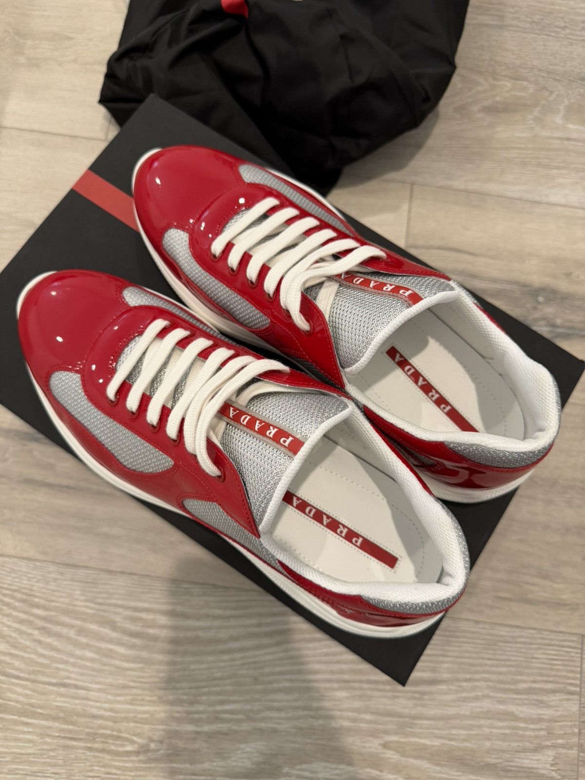 Prada Prada Americas Cup Red Size 11 - worn 1 time Size US 11 / EU 44 - 4 Thumbnail
