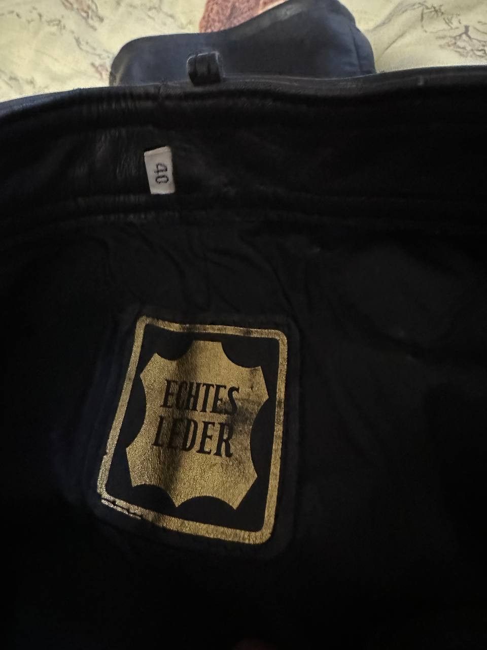 Leather × Vintage Leather pants vtg Size 28" / US 6 / IT 42 - 4 Thumbnail