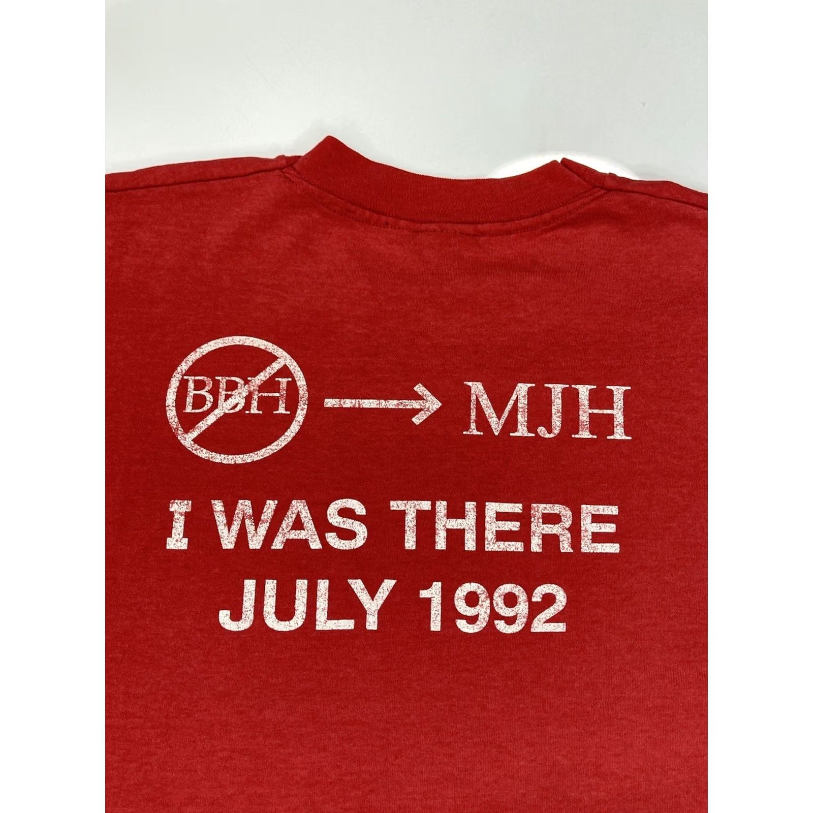 Vintage VINTAGE Memphis Jewish Home 1992 T-shirt Men Large Red 90s USA Single Stitch Size US L / EU 52-54 / 3 - 2 Thumbnail