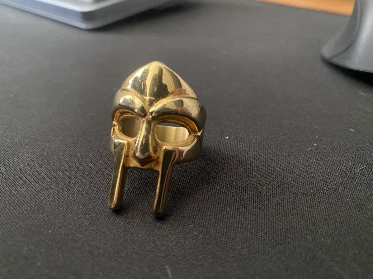 Frank 151 X Mf Doom Frank 151 x MF Doom Mask Gold Ring | Grailed