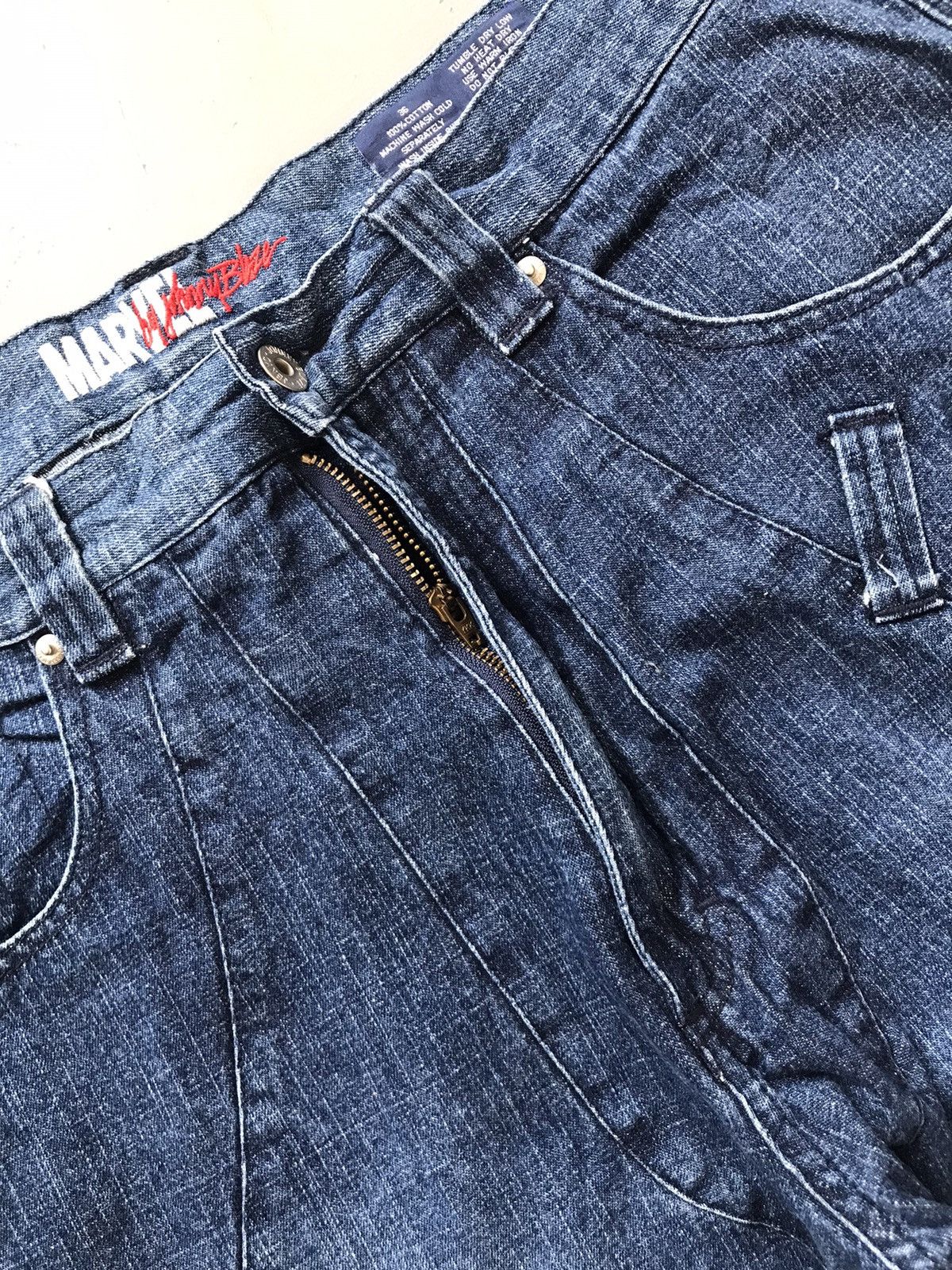 Marvel Comics × Vintage Vintage marvel Johnny blaze patchwork cargo denim Size US 36 / EU 52 - 5 Thumbnail