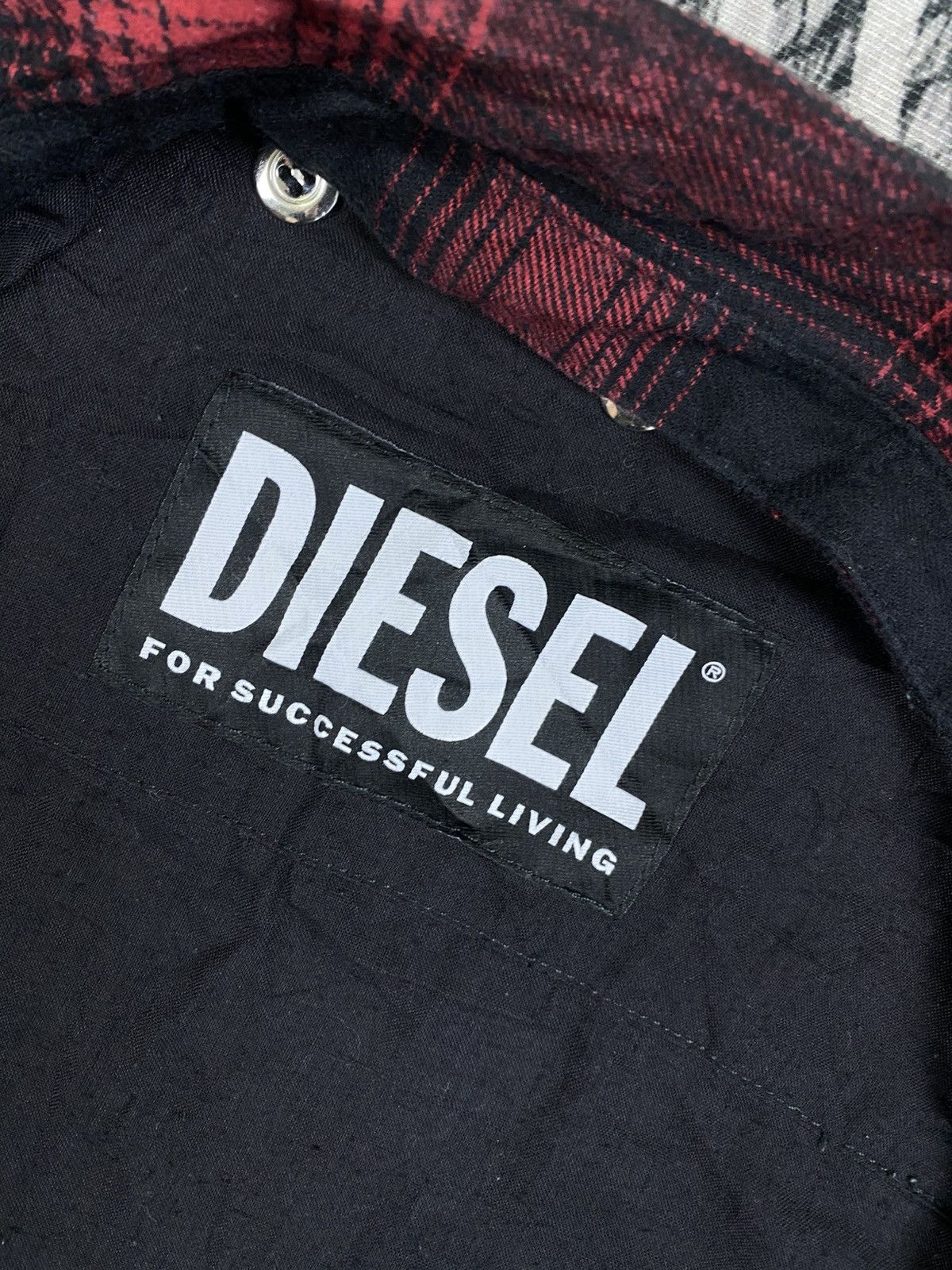 Diesel Vintage Diesel Sleeveless Button Down Red Checked Shirt Size US XL / EU 56 / 4 - 8 Thumbnail