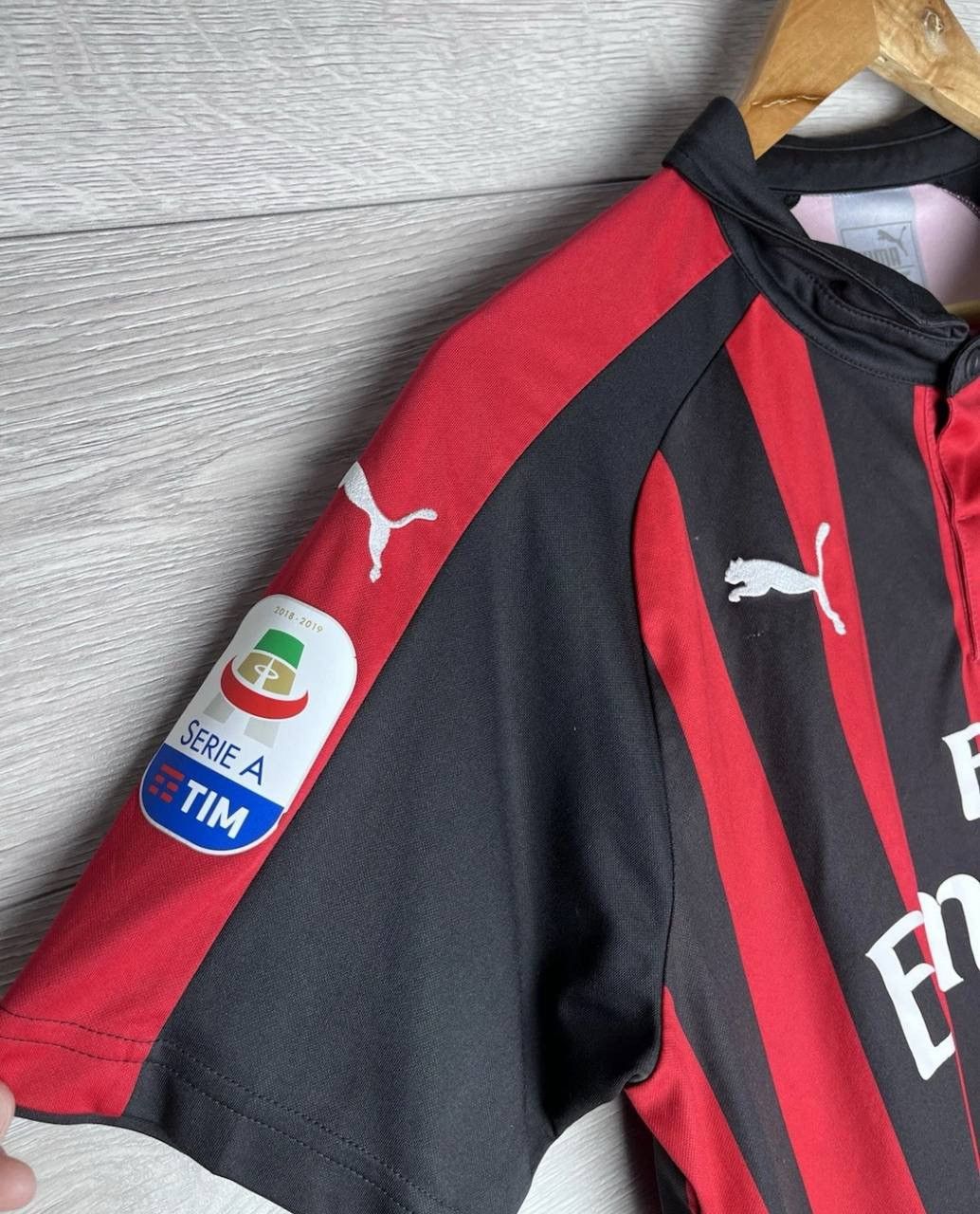 Puma Men’s jersey Fc Milan Puma Serie A 2018/19 #13 Romagnoli Size US L / EU 52-54 / 3 - 8 Thumbnail