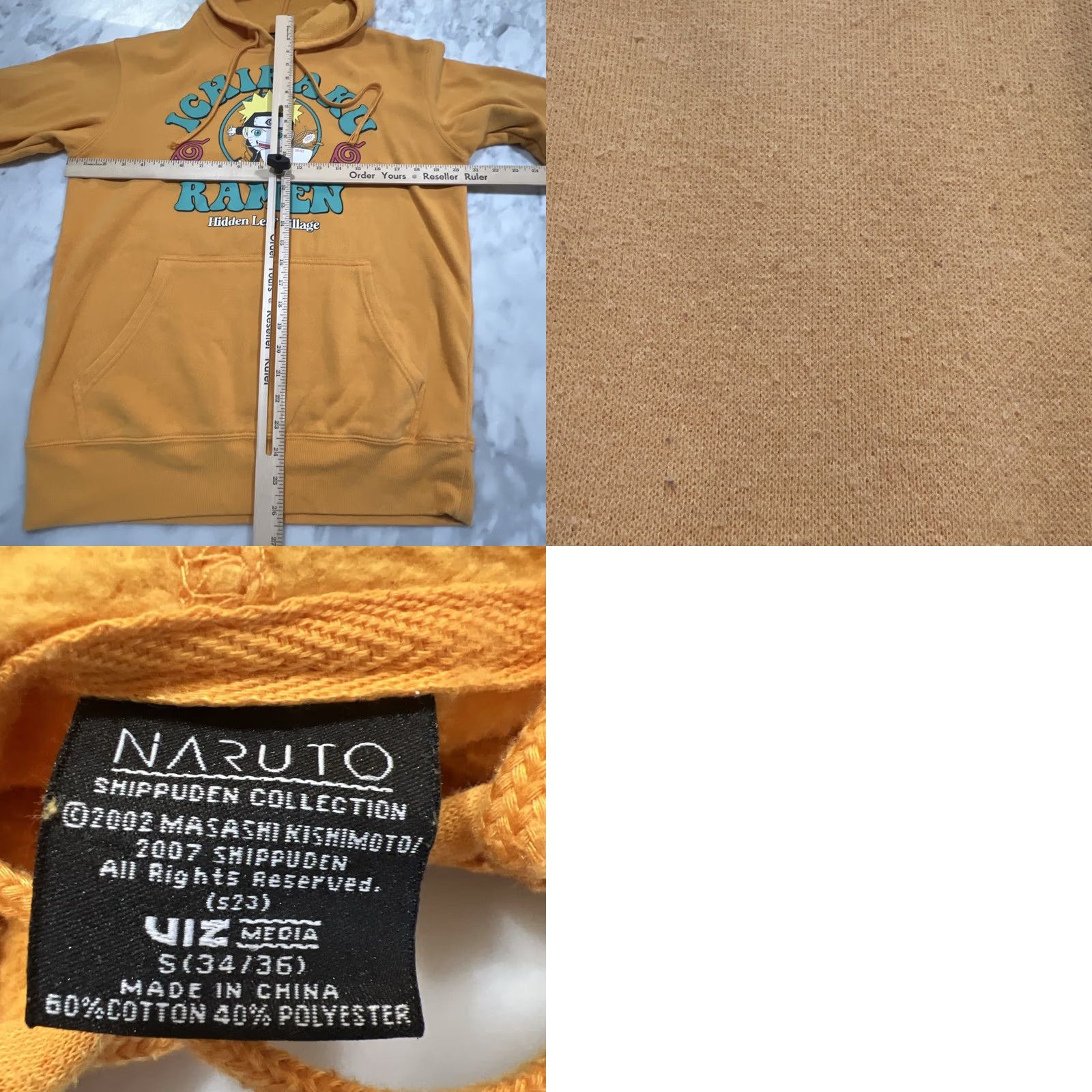 Vintage NARUTO ICHIRAKU RAMEN Hooded Pullover Orange Long Sleeve Graphics Mens Small Size US S / EU 44-46 / 1 - 8 Thumbnail