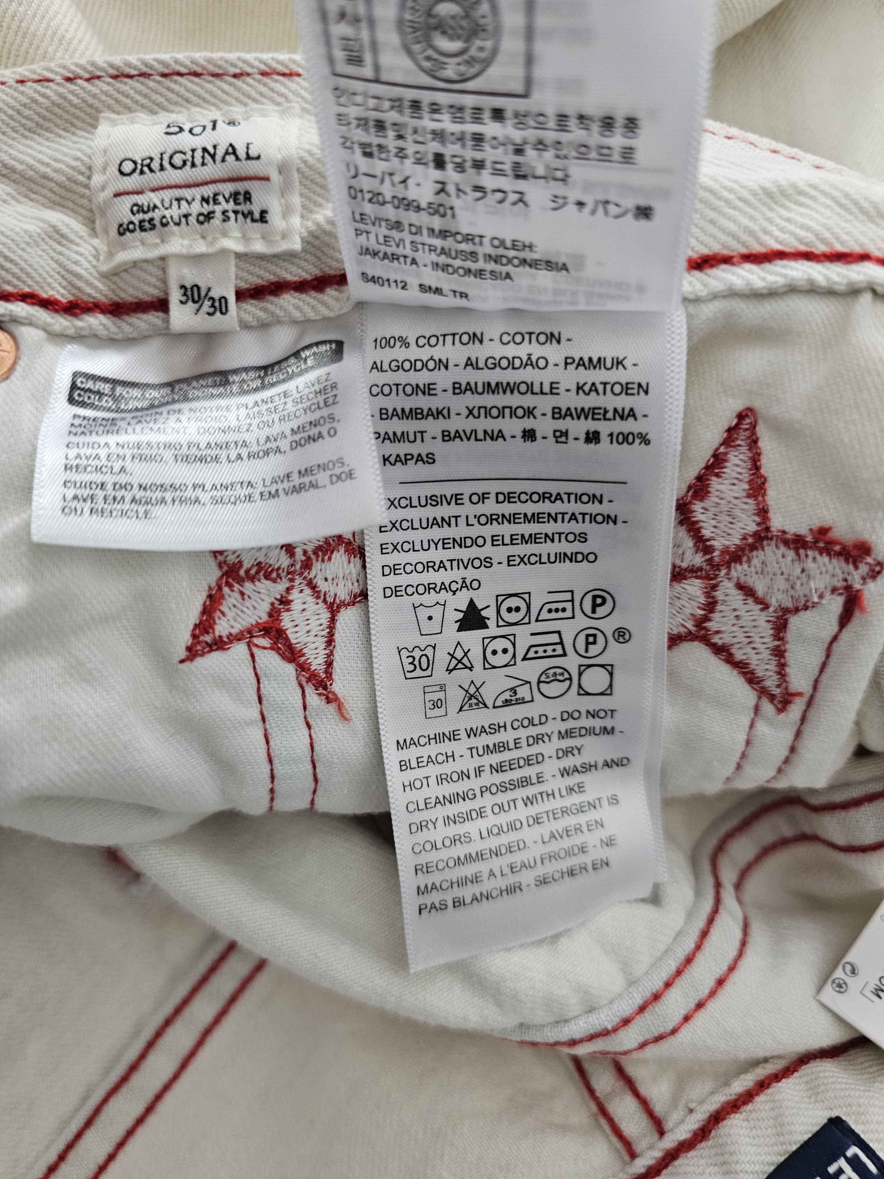 Levi's Made & Crafted NWT Levi's Made&Crafted 501 Original Big E Selvedge Size 30" / US 8 / IT 44 - 10 Thumbnail