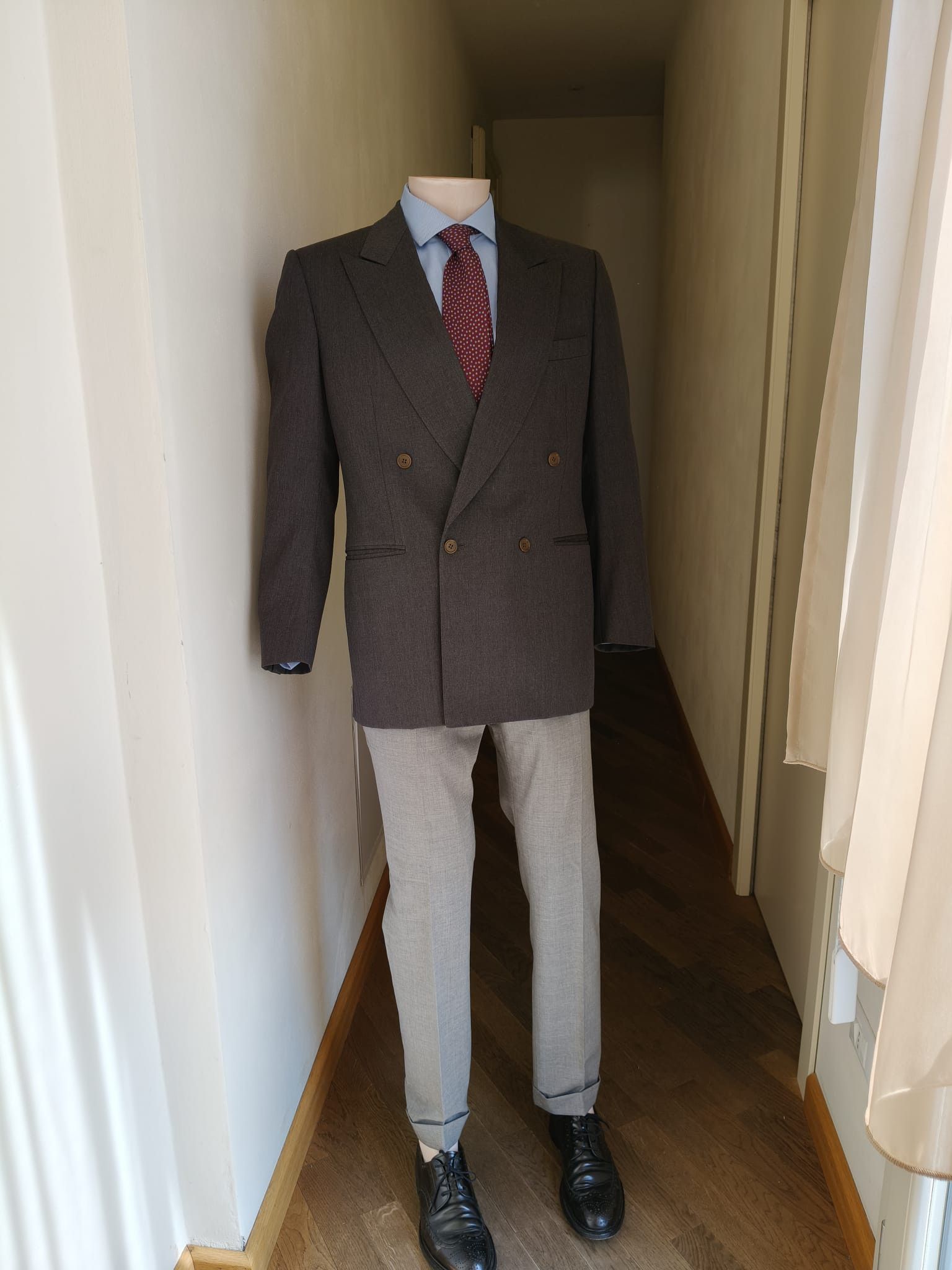 Canali Canali sartorial double breasted 4×1Jacket made in Italy Size 48S - 4 Thumbnail