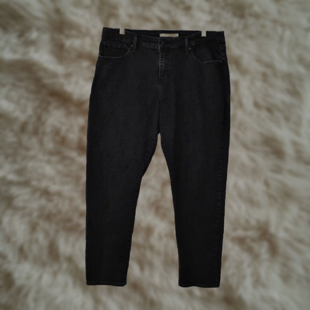 Levi's Levi's 311 Shaping Skinny Jeans Black Womens 18 36x29 Stretch Mid Rise 29in Denim Size 40" / US 18 - 1 Thumbnail