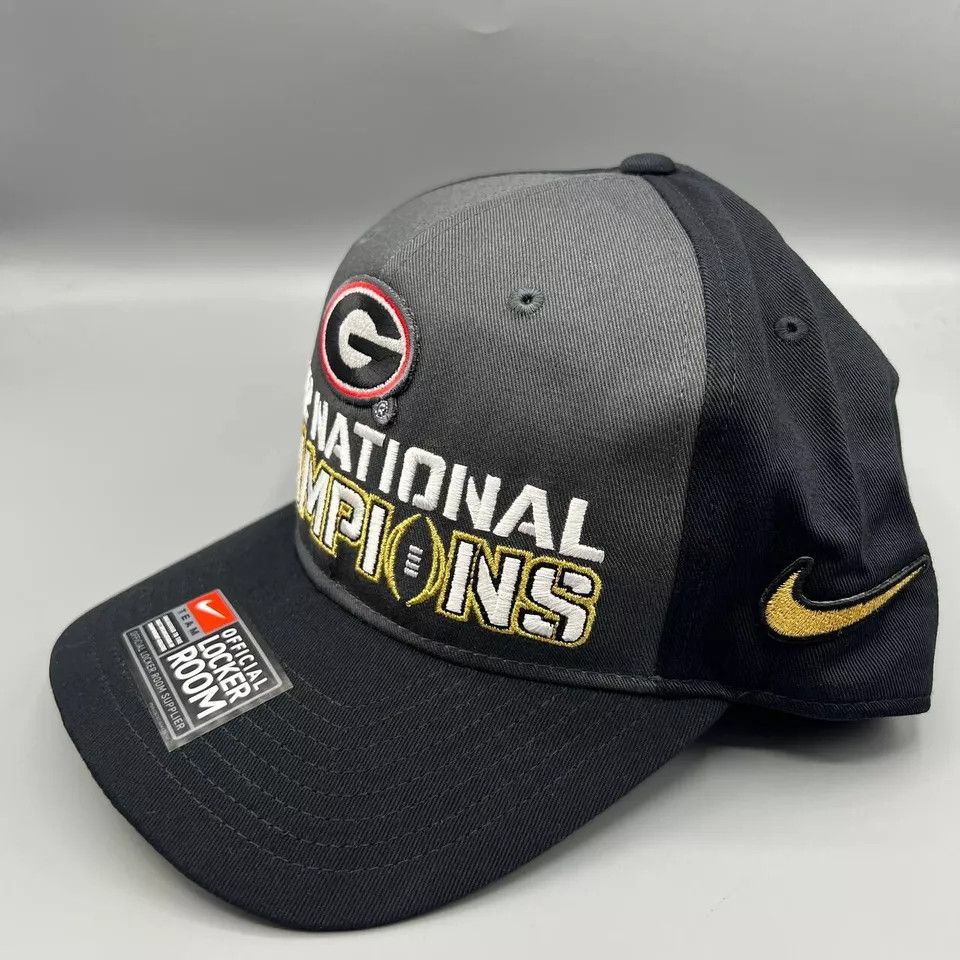 Nike Georgia Bulldogs Hat Men 2022 National Champions Snap Back Size ONE SIZE - 2 Thumbnail