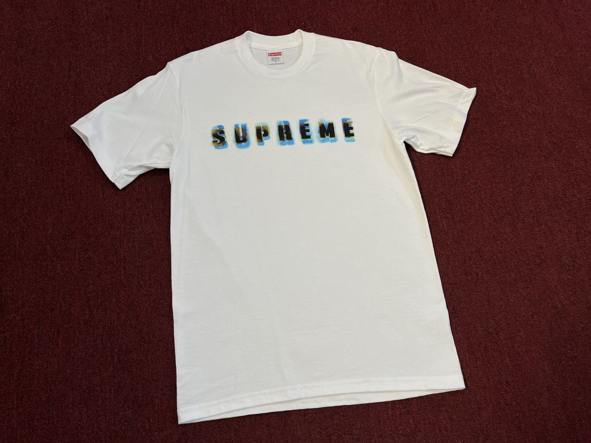 Image of Supreme “Stencil” Tee White, Men's (Size Small)