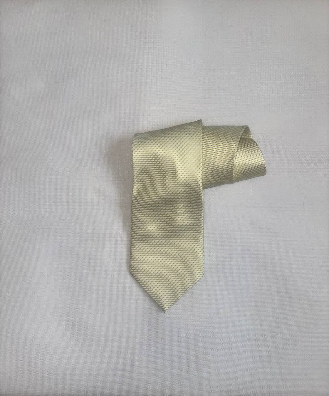 Giorgio Armani GIORGIO ARMANI 100% Silk Necktie tie yellow Made in Italy Size ONE SIZE - 15 Thumbnail