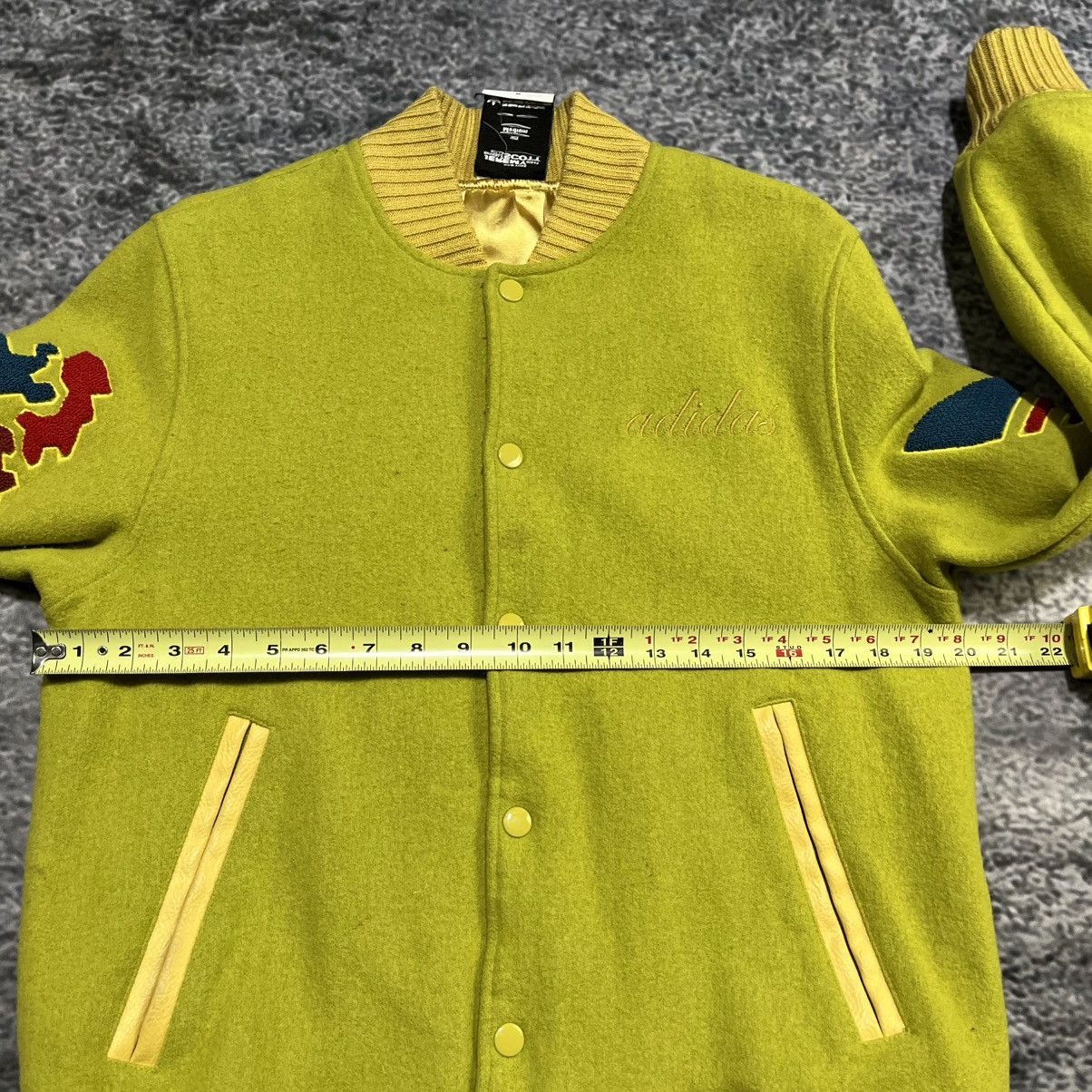 Jeremy Scott JEREMY SCOTT ADIDAS GLOBE VARSITY JACKET GREEN MEDIUM SAMPLE Size US M / EU 48-50 / 2 - 16 Thumbnail