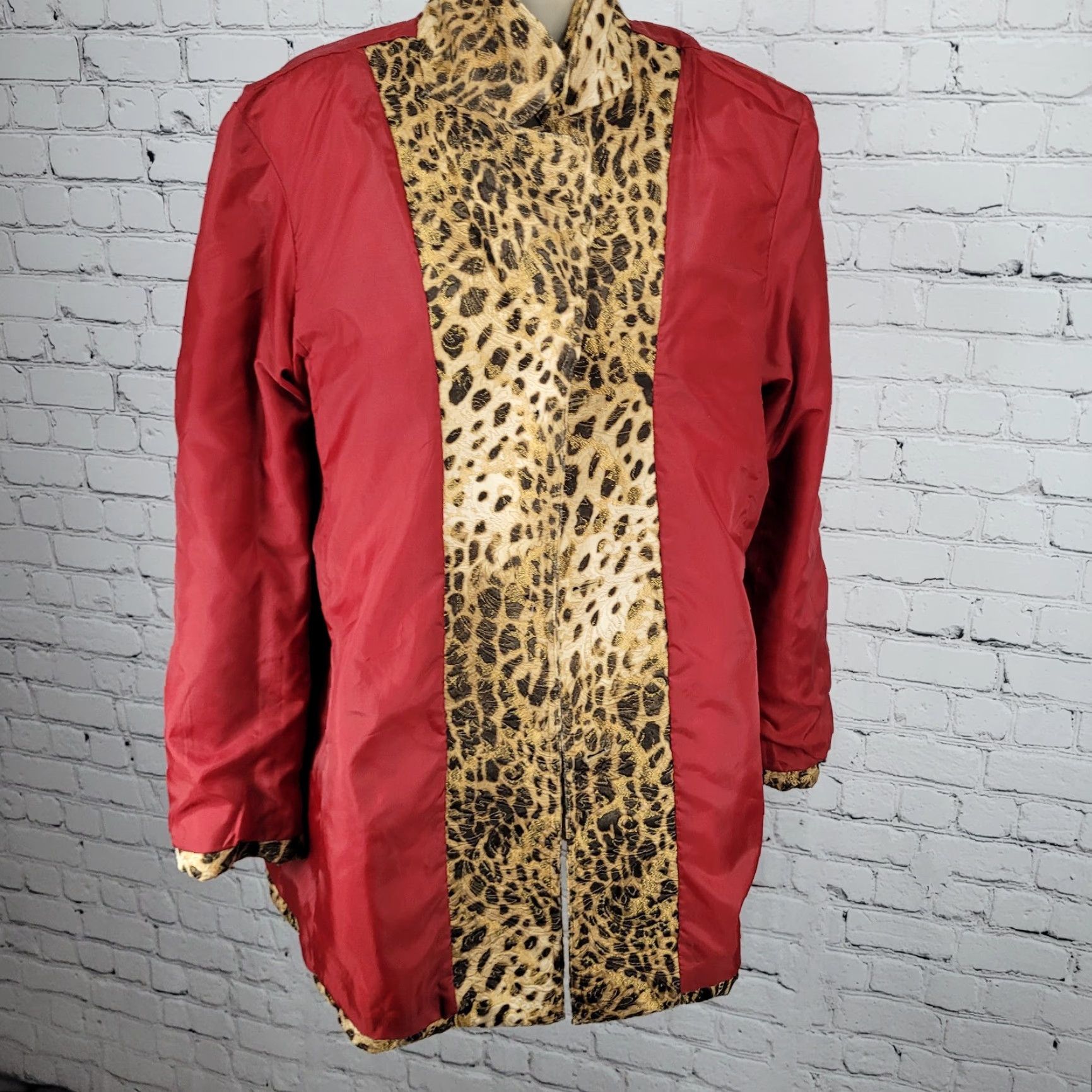 Vintage Chico's Leopard Buttoned Lightweight Lined Jacket 2 US 12 Women Medium? Size XS / US 0-2 / IT 36-38 - 7 Thumbnail