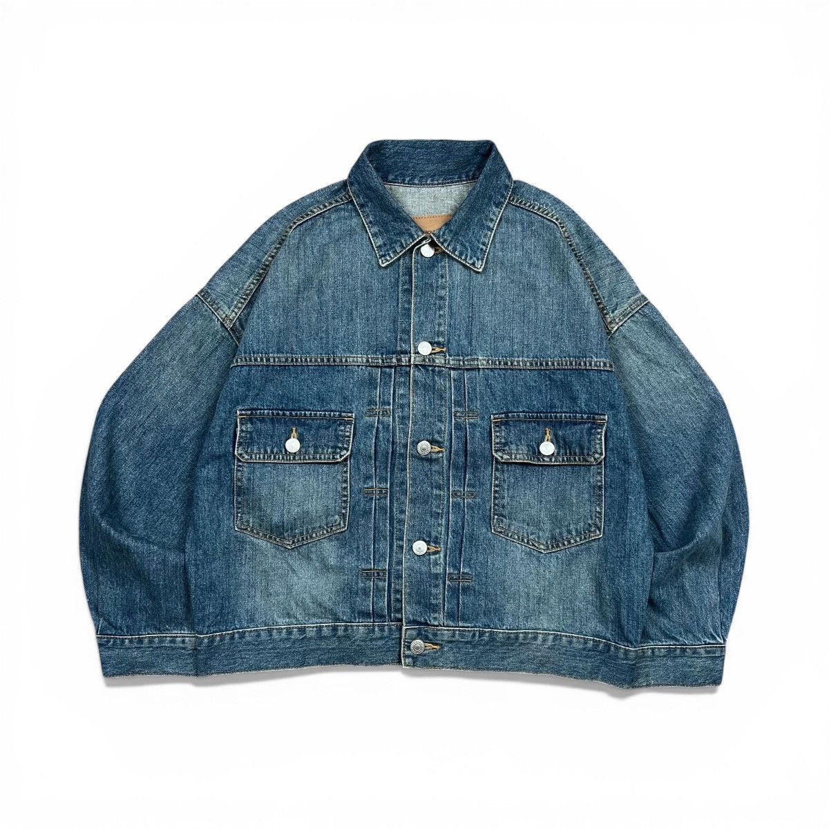 Japanese Brand Type 2 Denim Jacket Buckle Back Pageboy Size US M / EU 48-50 / 2 - 1 Thumbnail