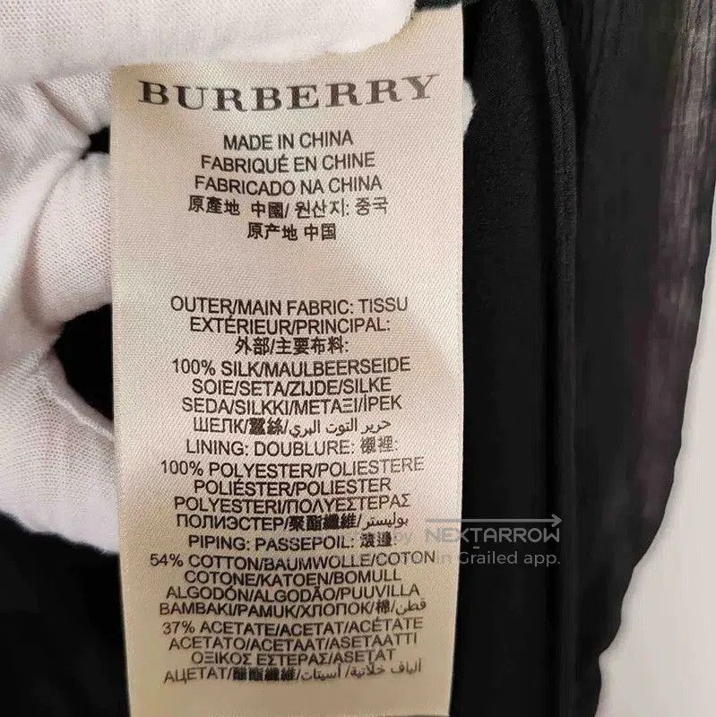 Burberry Burberry Black Silk Dress for Women. Size M / US 6-8 / IT 42-44 - 5 Thumbnail
