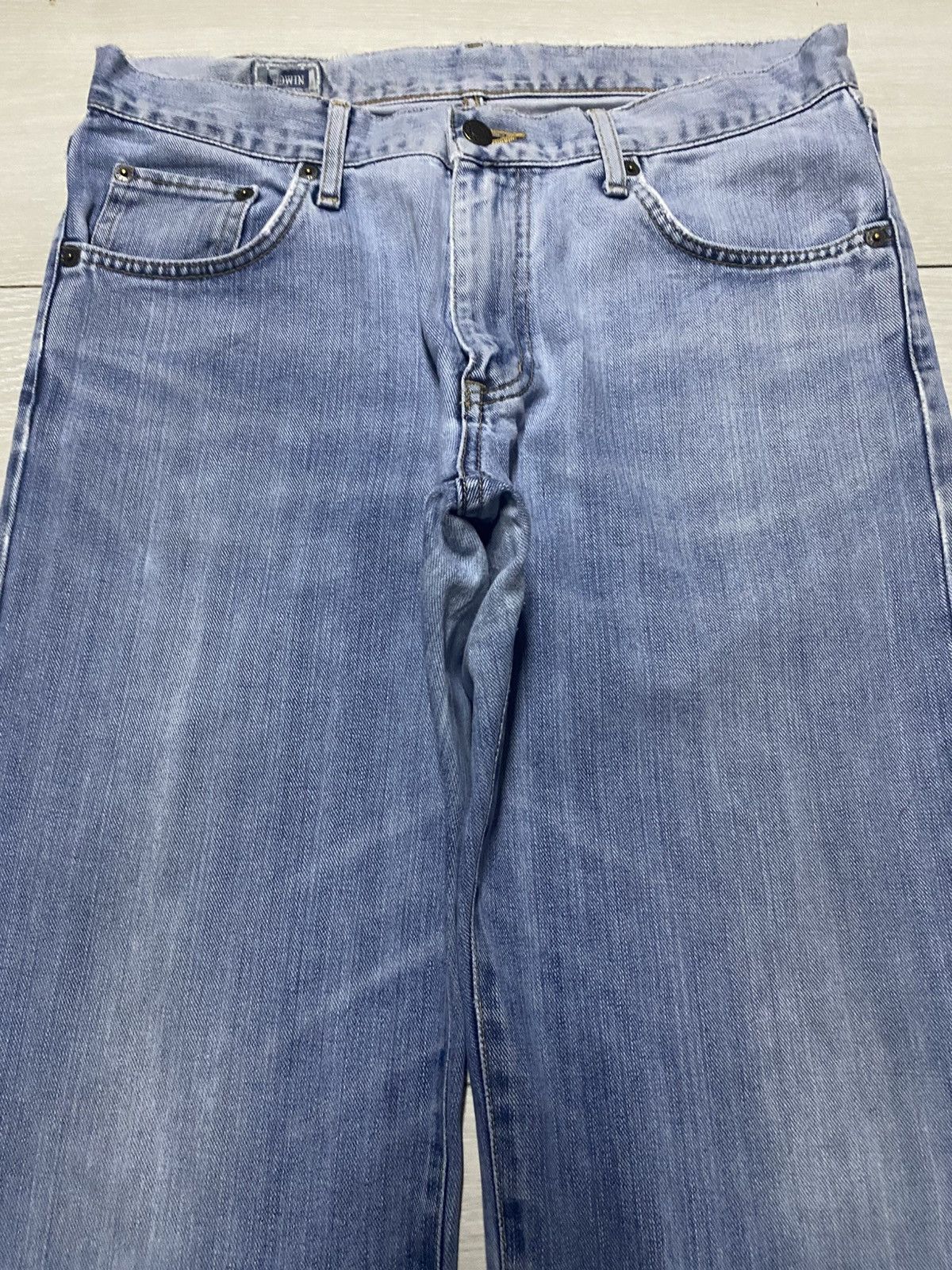 Edwin Vintage Edwin International Basic Light Wash Loose Jeans Size US 32 / EU 48 - 3 Thumbnail